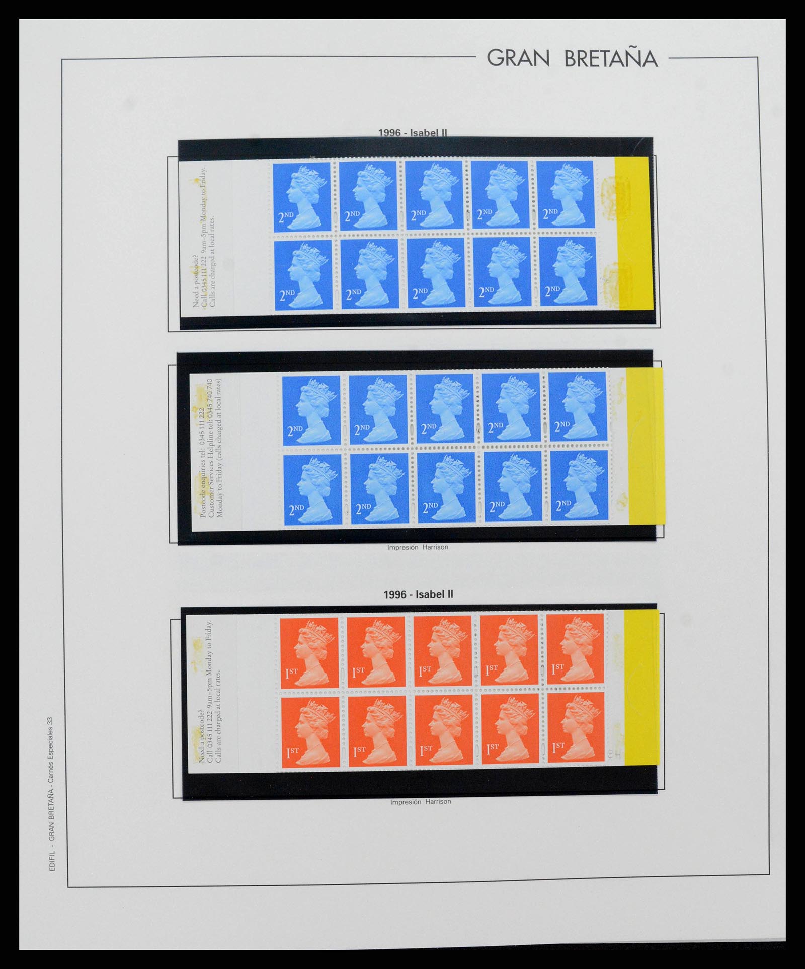 38924 0240 - Postzegelverzameling 38924 Engeland 1840-2000.