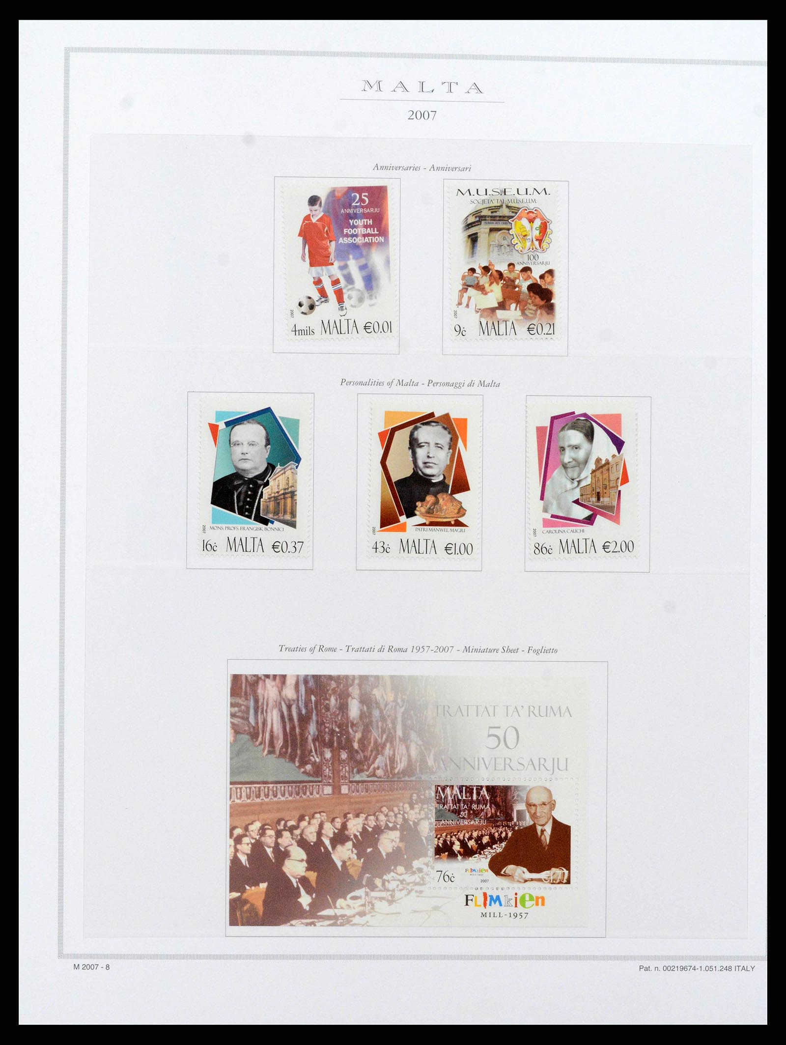 38958 0224 - Stamp collection 38958 Malta 1937-2015.