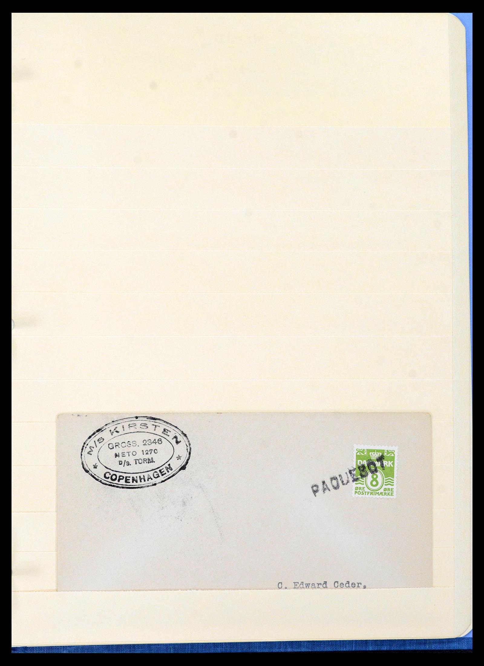 39016 0018 - Stamp collection 39016 World paquebot covers 1870-1980.