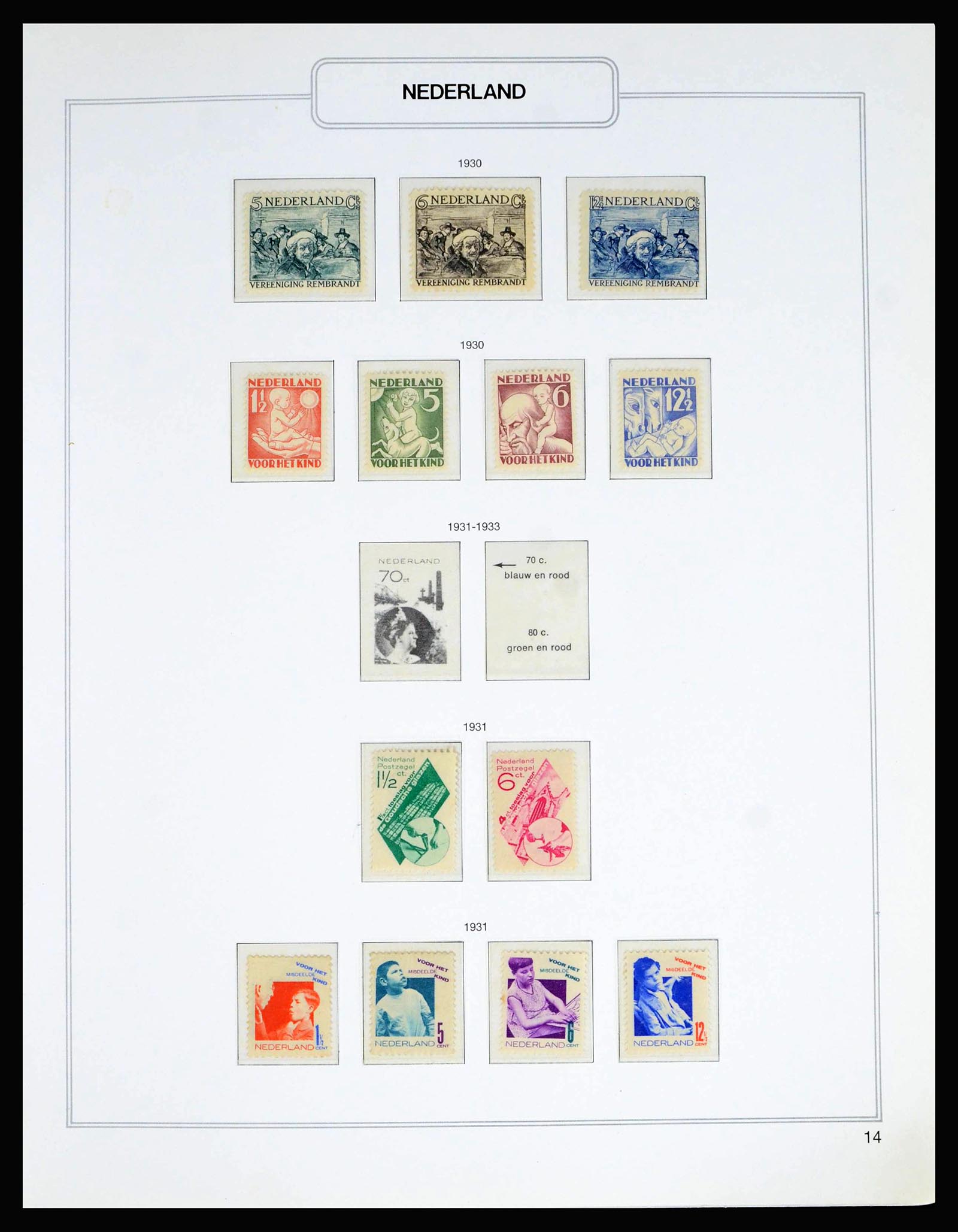 39017 0003 - Stamp collection 39017 Netherlands 1925-2016.