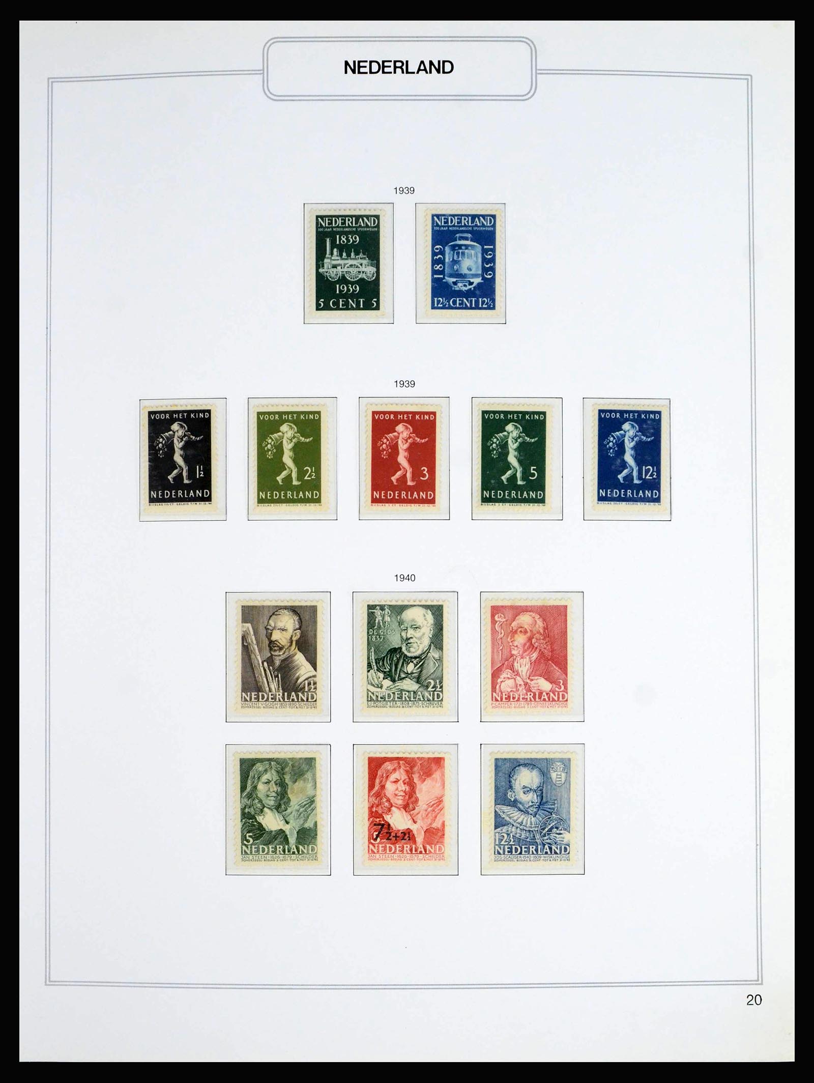 39017 0009 - Stamp collection 39017 Netherlands 1925-2016.