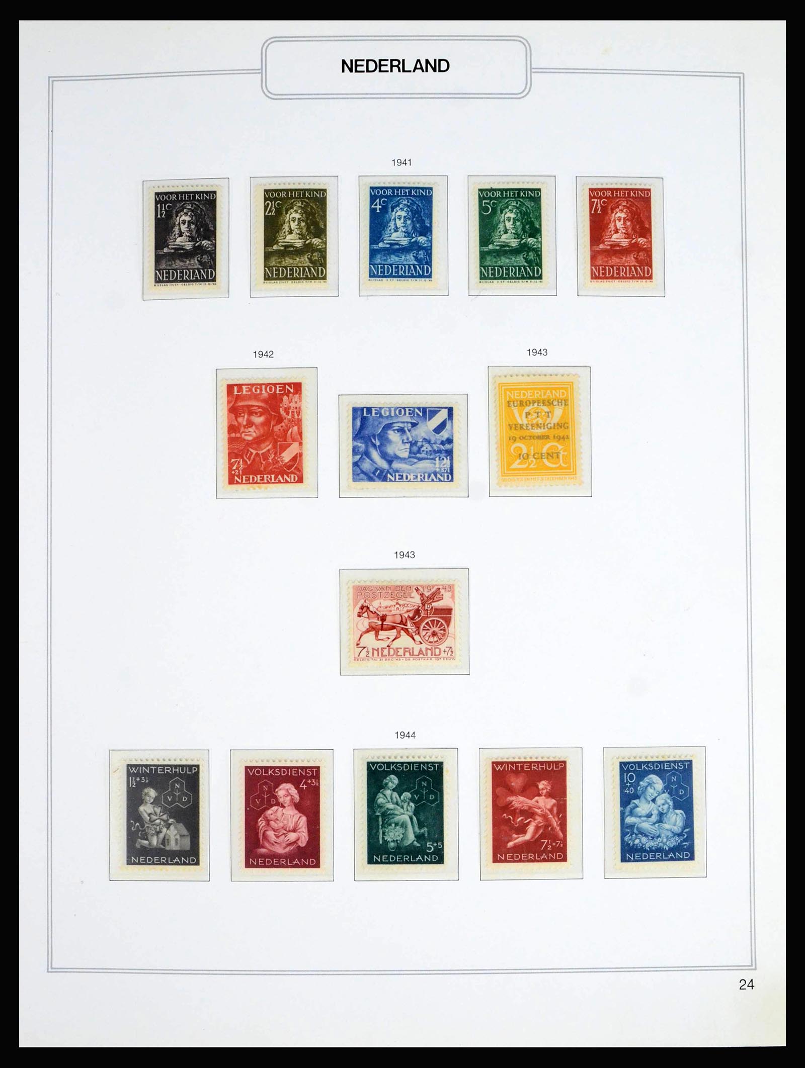 39017 0013 - Stamp collection 39017 Netherlands 1925-2016.