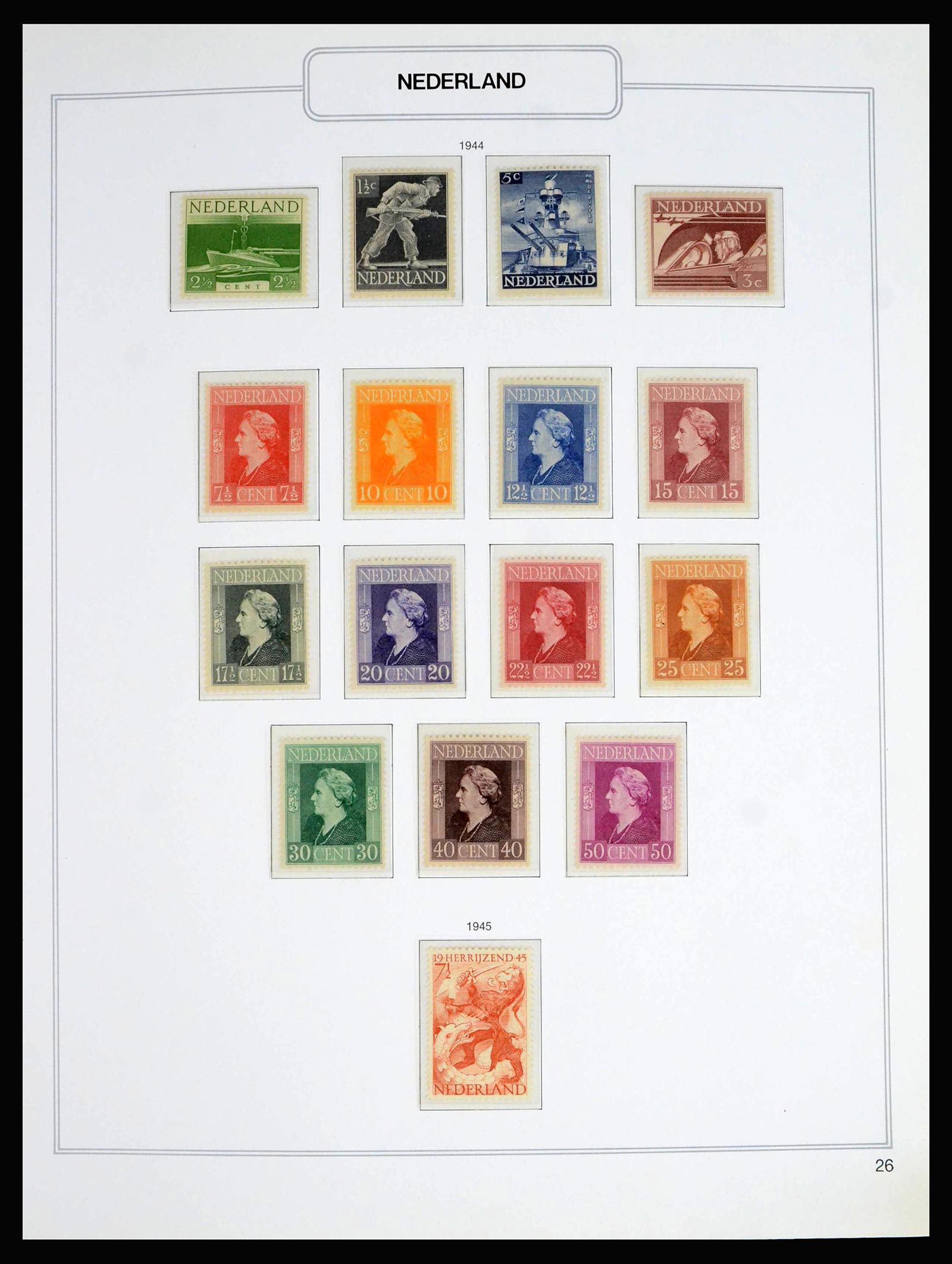 39017 0015 - Stamp collection 39017 Netherlands 1925-2016.