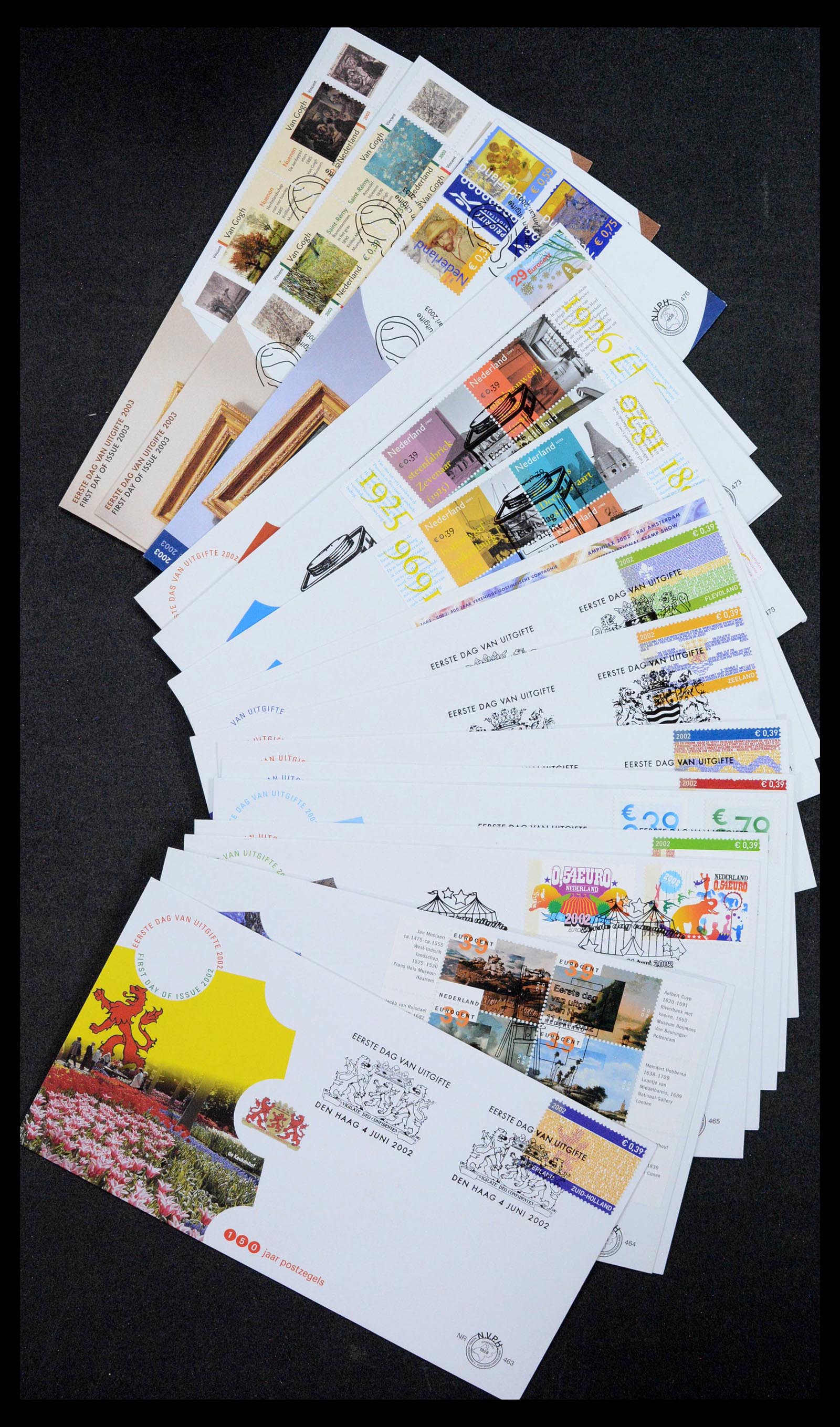 39048 0002 - Stamp collection 39048 Netherlands first day covers 2001-2014.