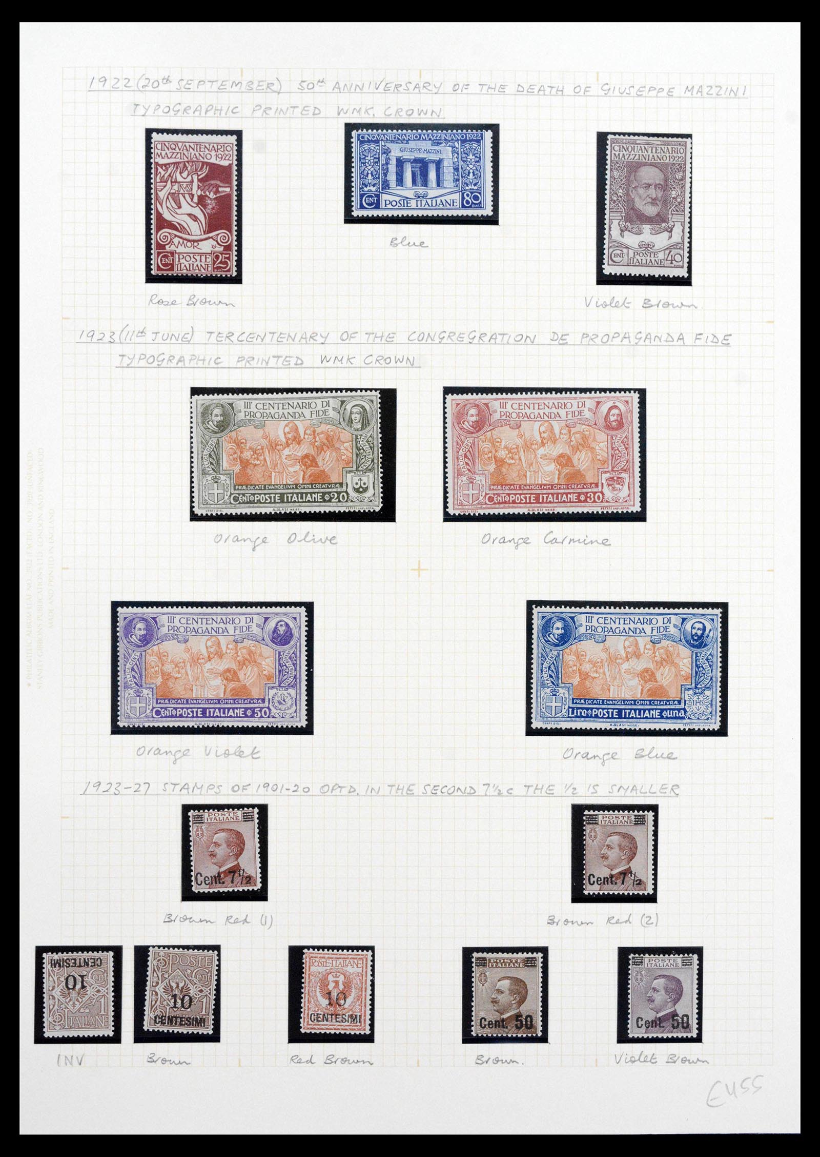 39070 0021 - Postzegelverzameling 39070 Italië supercollectie 1866-1945.