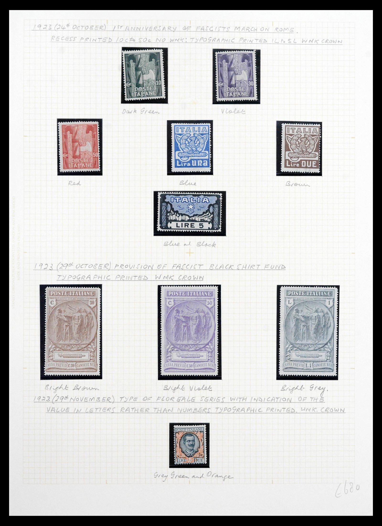 39070 0022 - Postzegelverzameling 39070 Italië supercollectie 1866-1945.