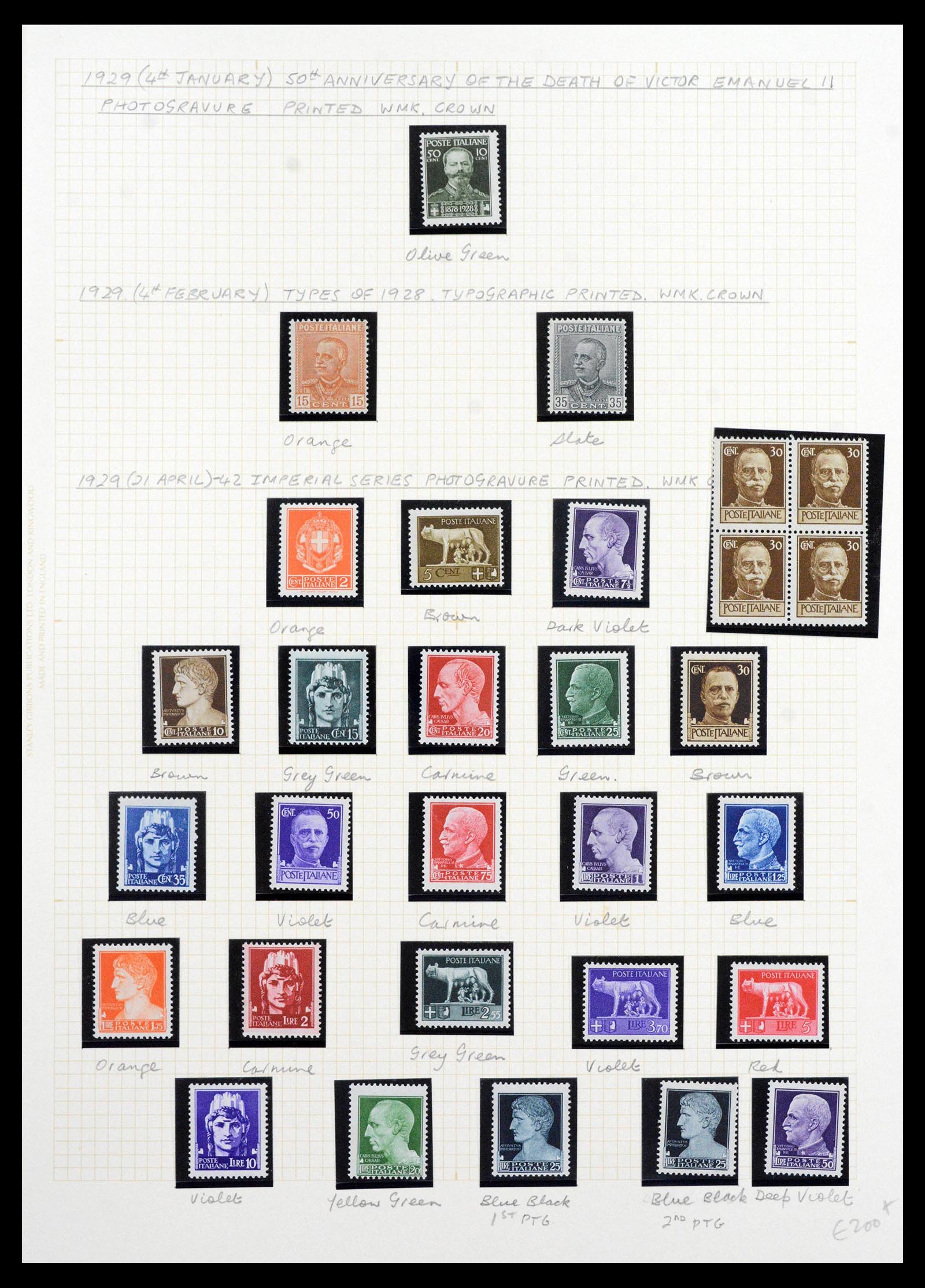 39070 0035 - Postzegelverzameling 39070 Italië supercollectie 1866-1945.