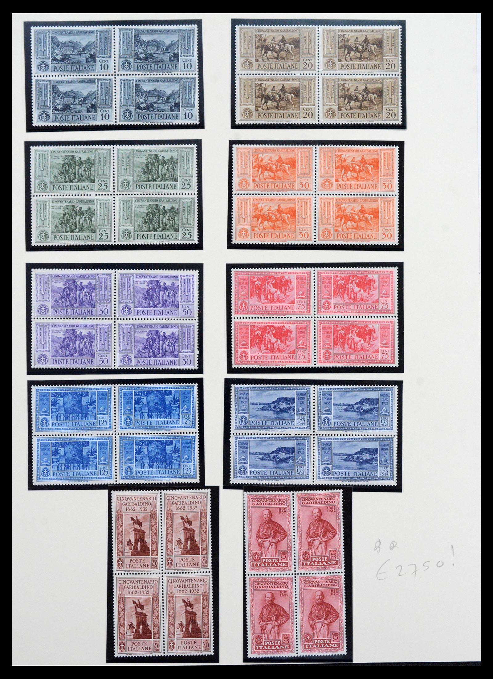 39070 0041 - Postzegelverzameling 39070 Italië supercollectie 1866-1945.