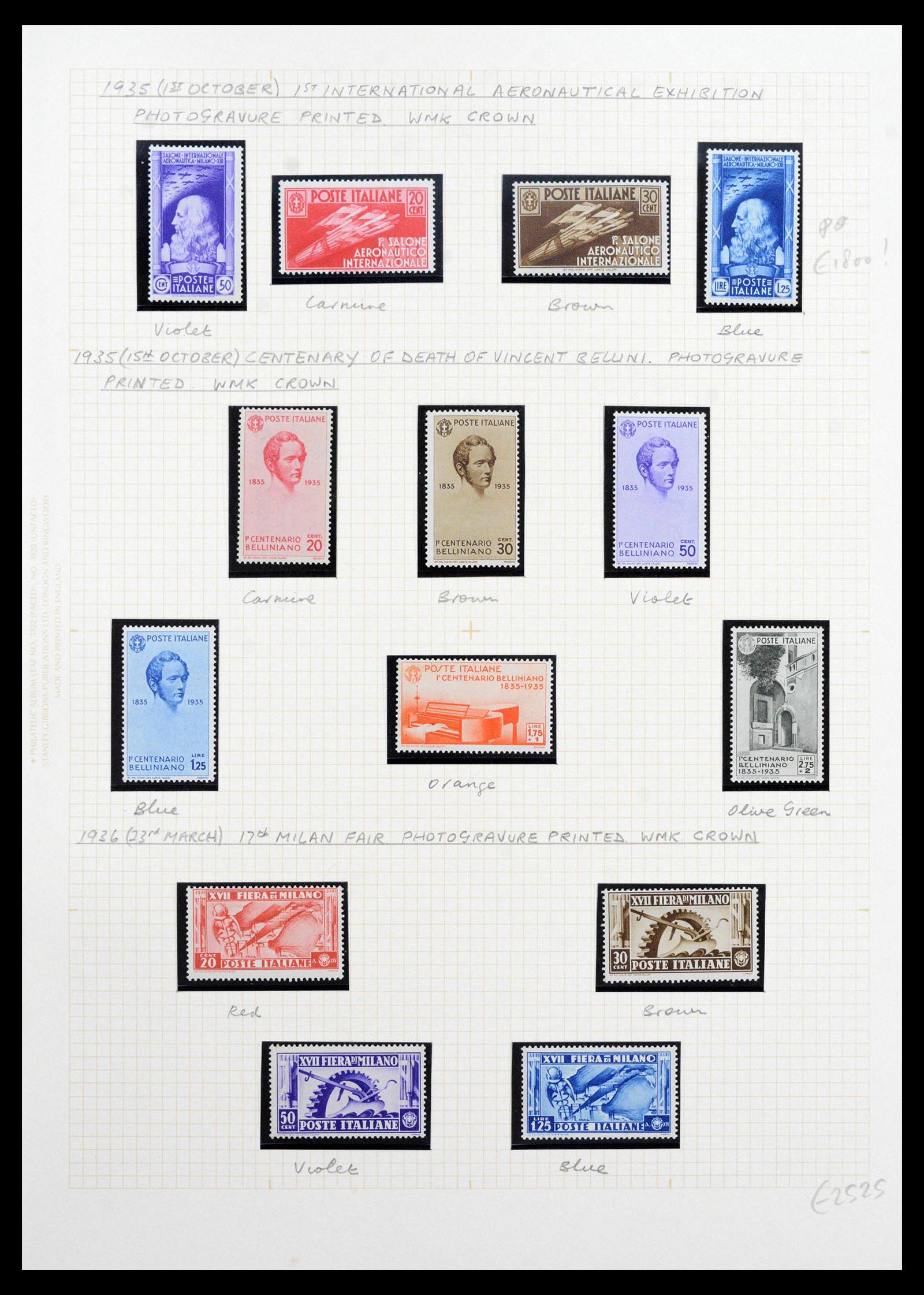 39070 0047 - Postzegelverzameling 39070 Italië supercollectie 1866-1945.