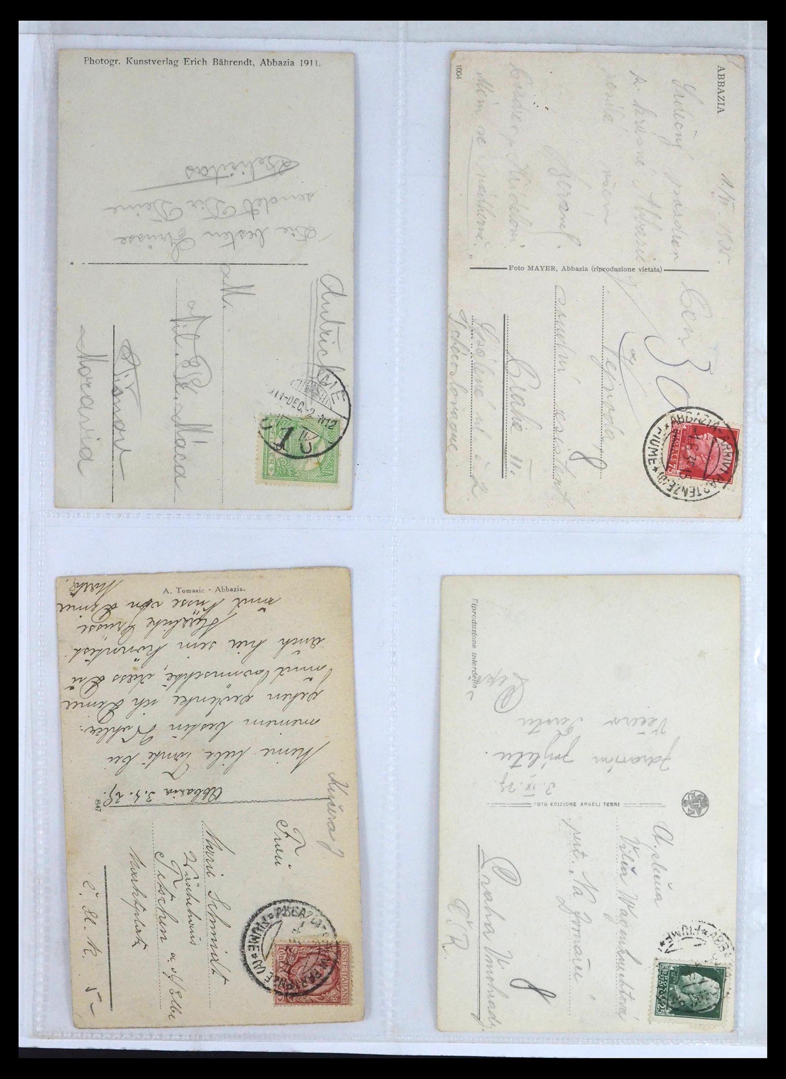 39095 0162 - Stamp collection 39095 Fiume cover collection 1834(!)-1945.