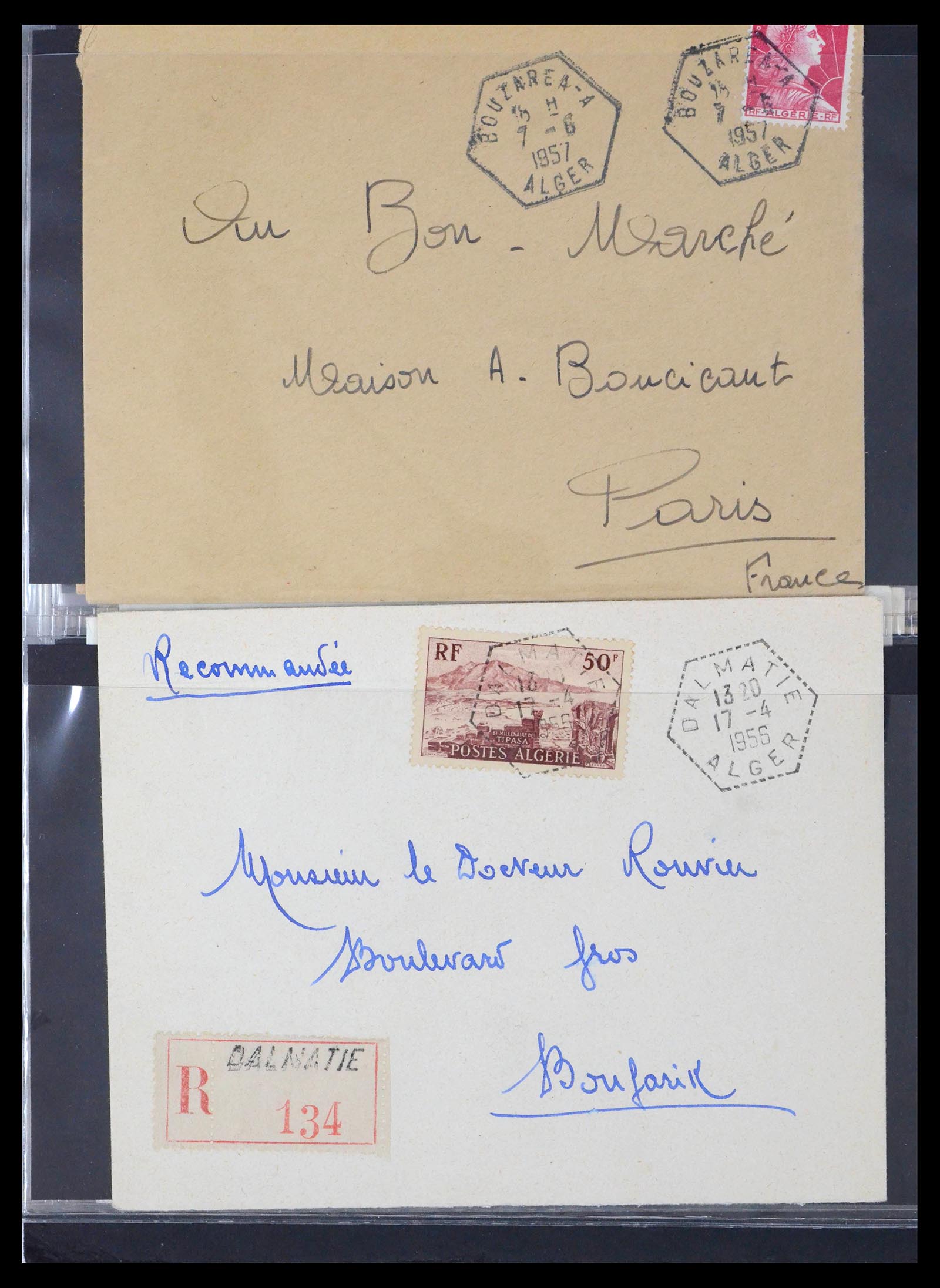 39113 0005 - Stamp collection 39113 Algeria old covers 1954-1961.