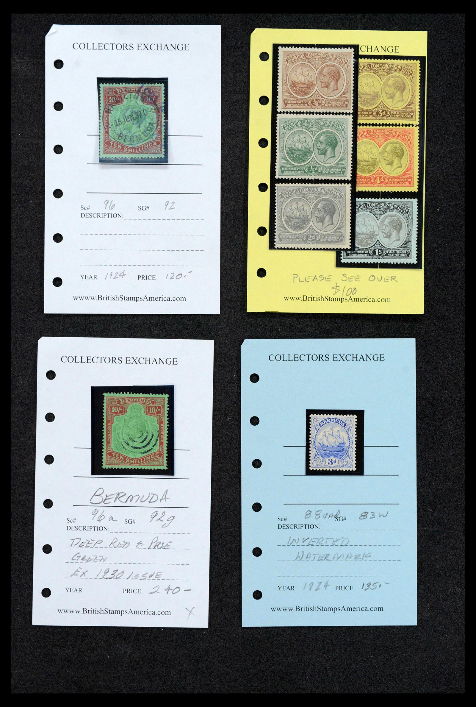 39118 0017 - Stamp collection 39118 Bermuda 1875-1953.