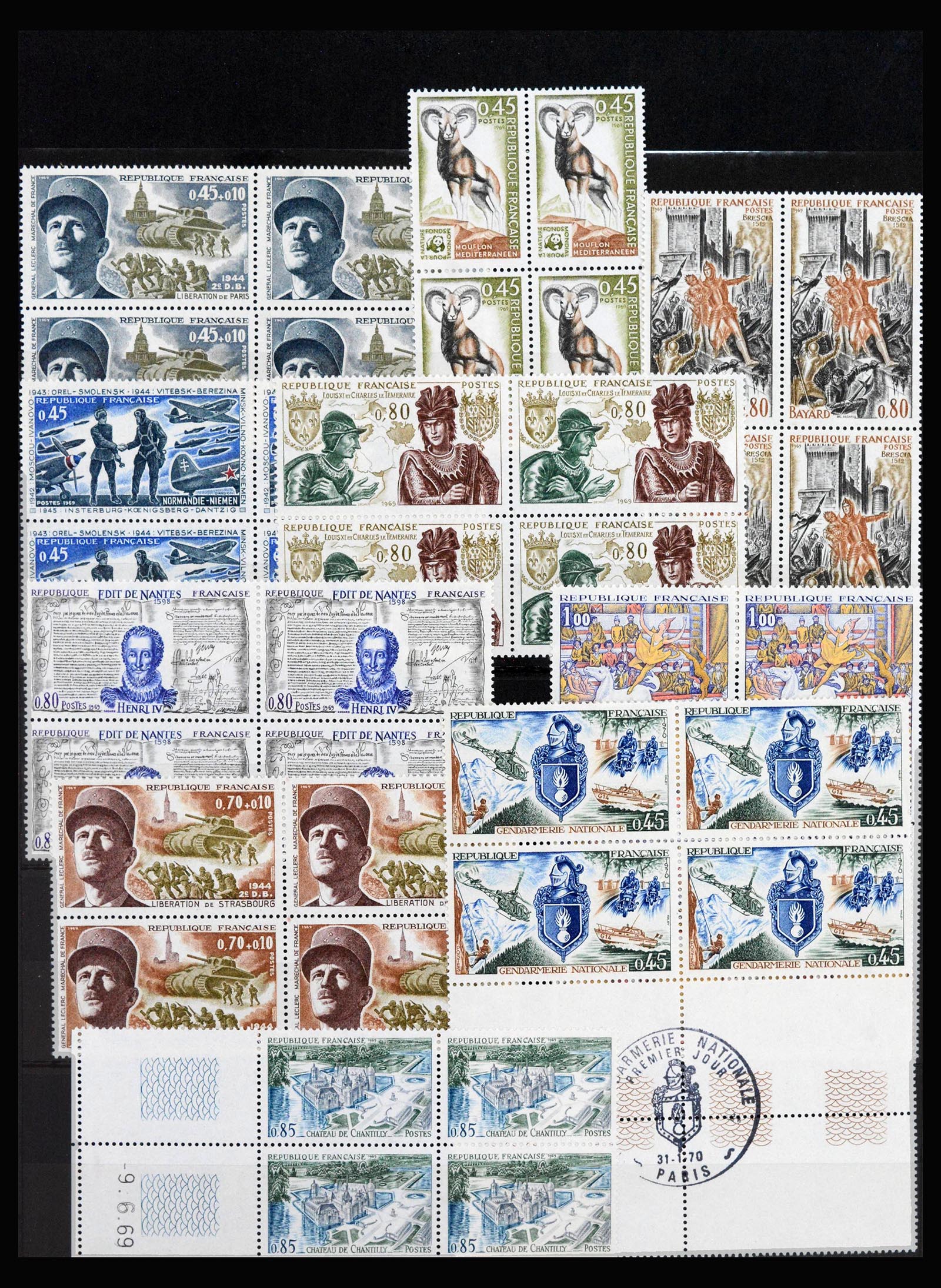 39125 0001 - Stamp collection 39125 France 1849-2021.