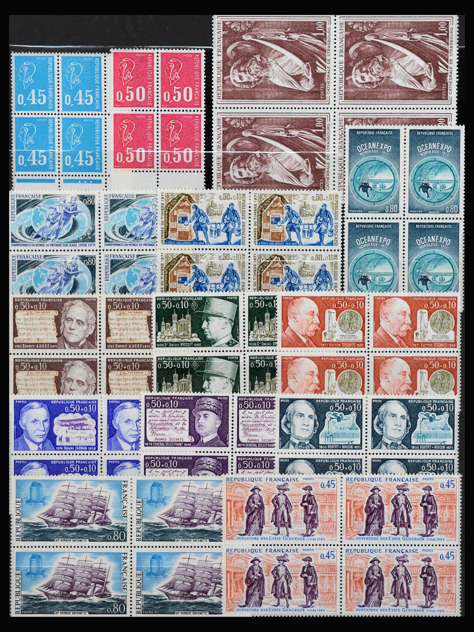 39125 0006 - Stamp collection 39125 France 1849-2021.