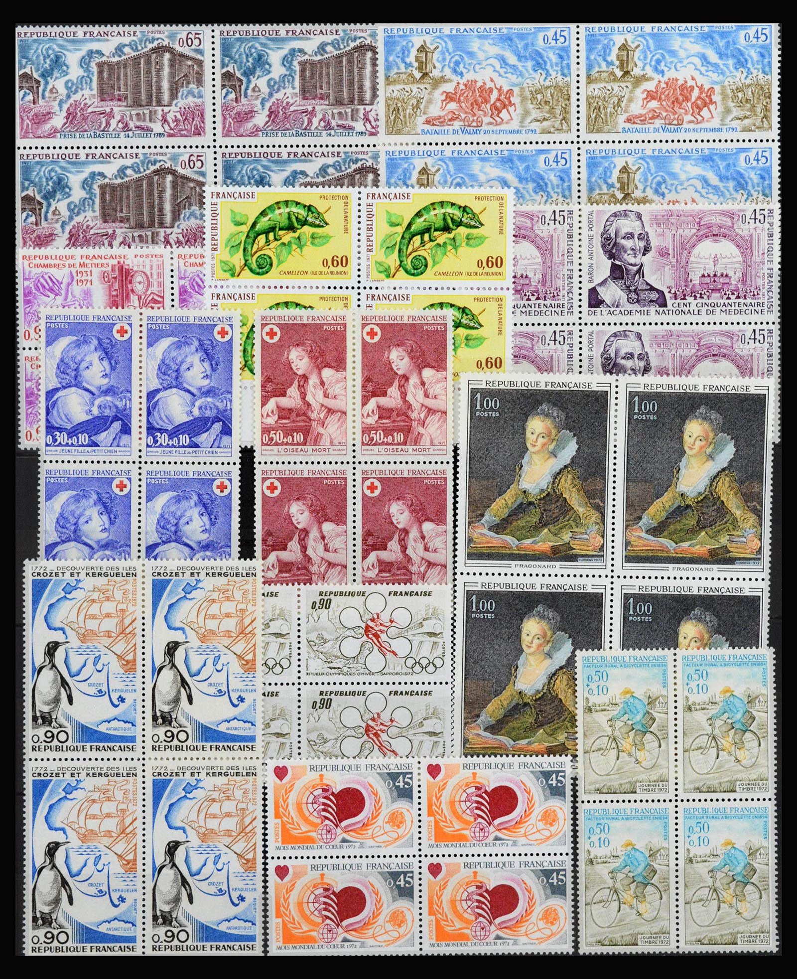 39125 0008 - Stamp collection 39125 France 1849-2021.