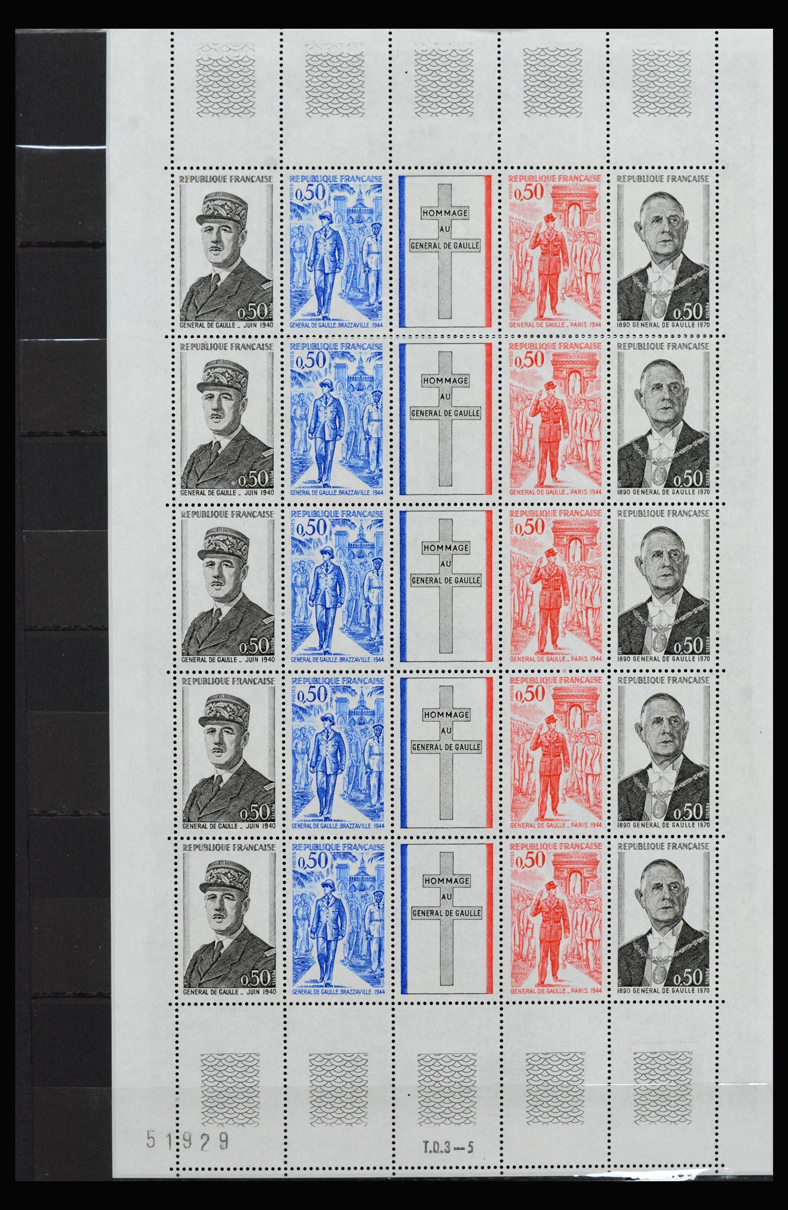 39125 0009 - Stamp collection 39125 France 1849-2021.