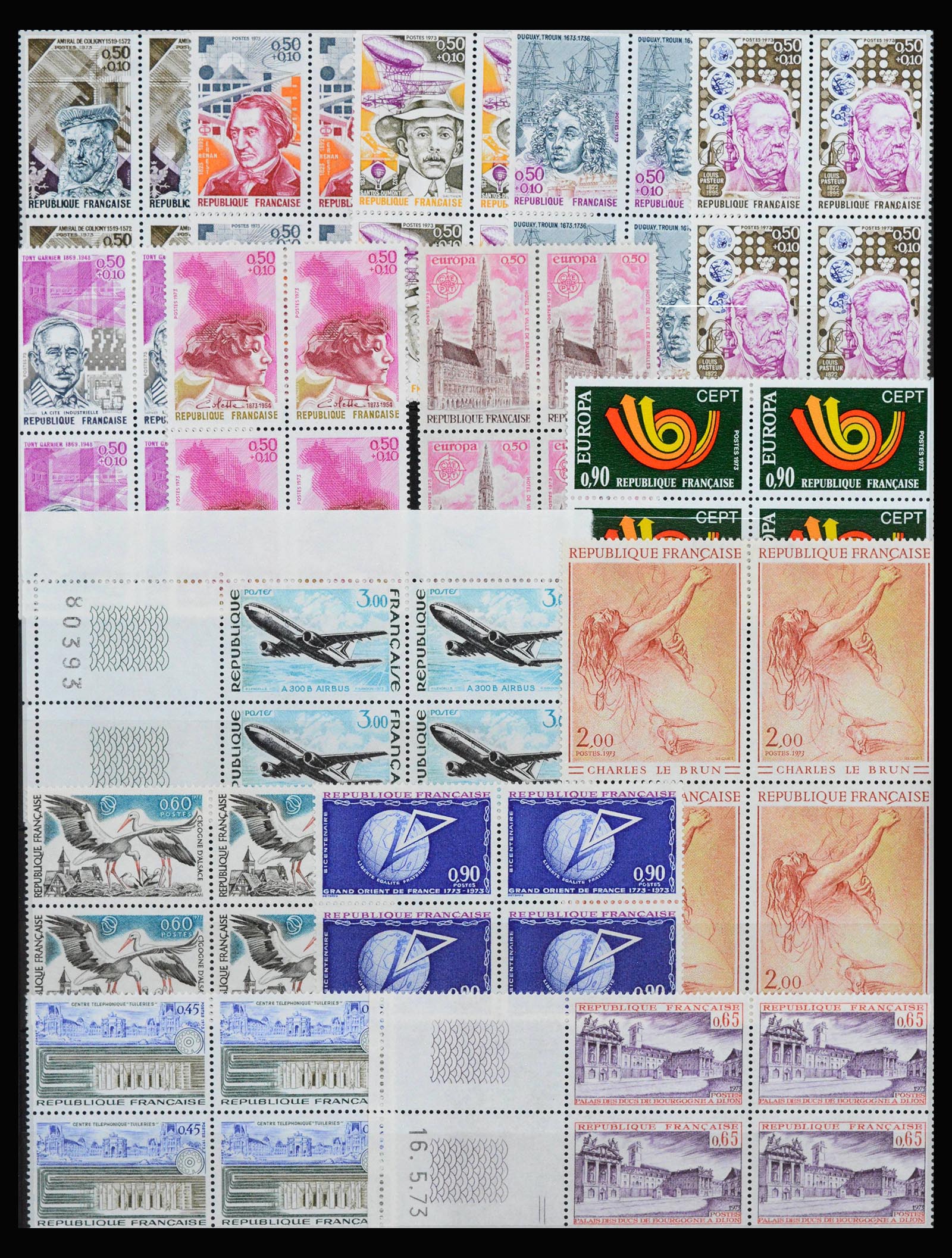 39125 0013 - Stamp collection 39125 France 1849-2021.