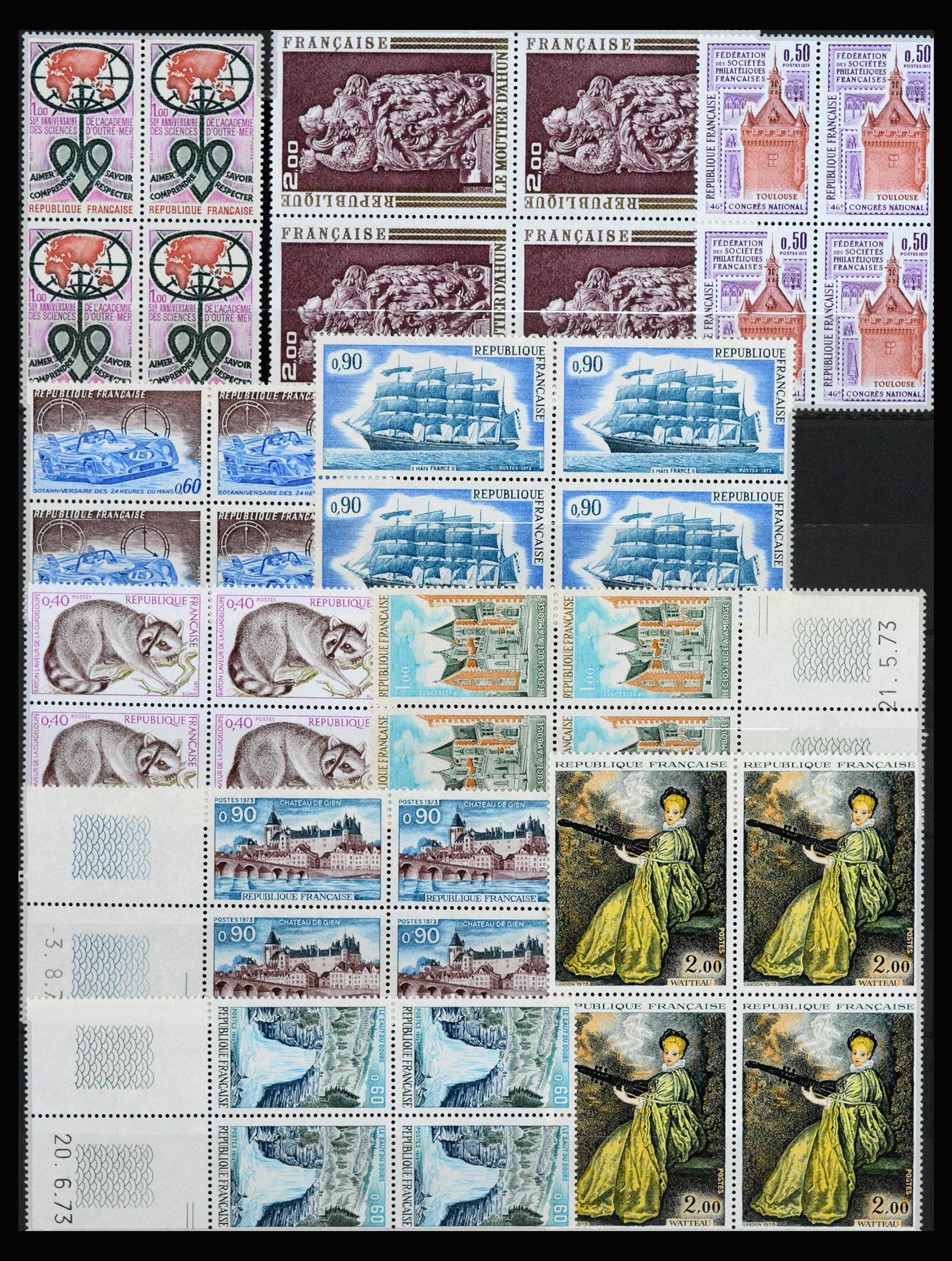 39125 0014 - Stamp collection 39125 France 1849-2021.