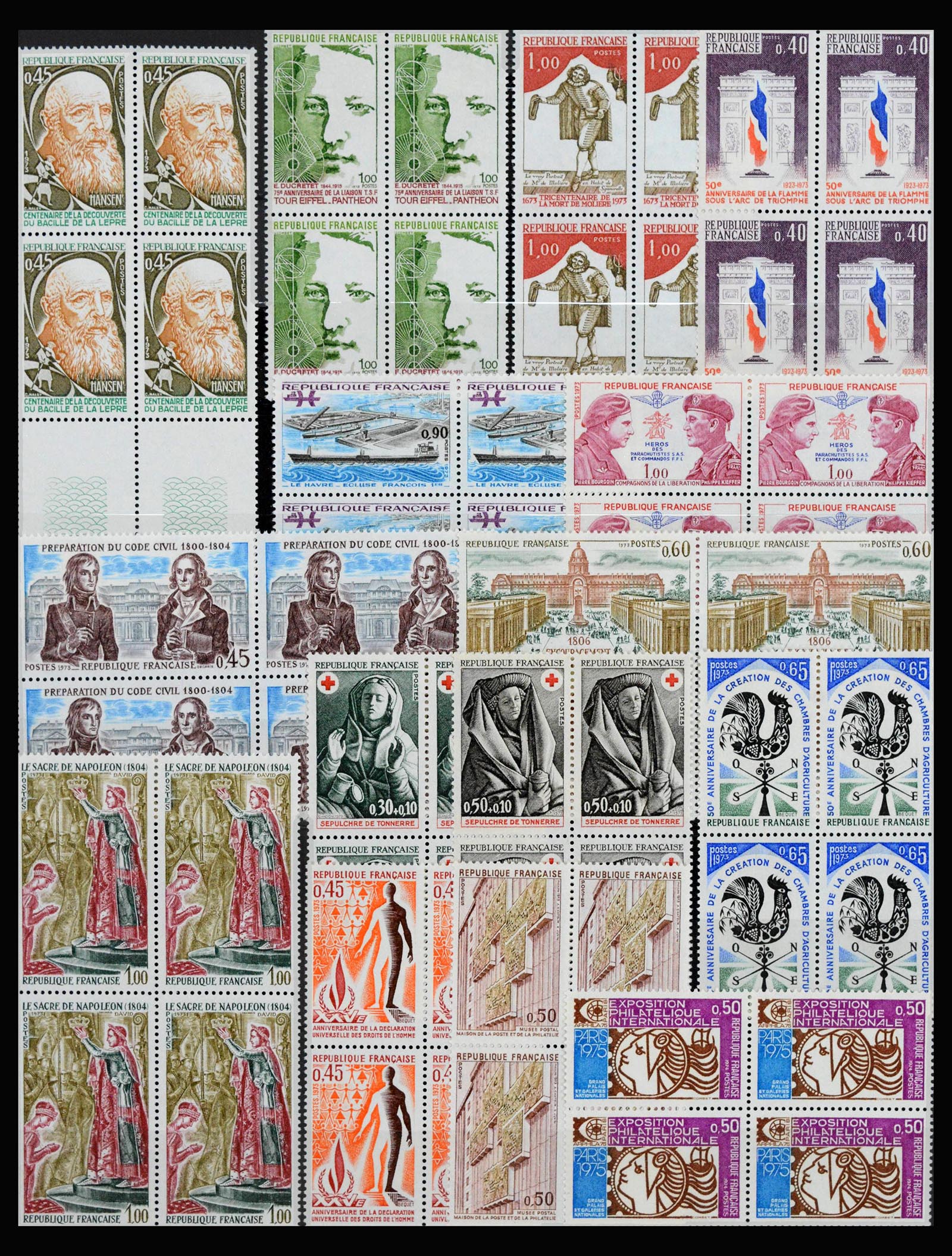 39125 0015 - Stamp collection 39125 France 1849-2021.