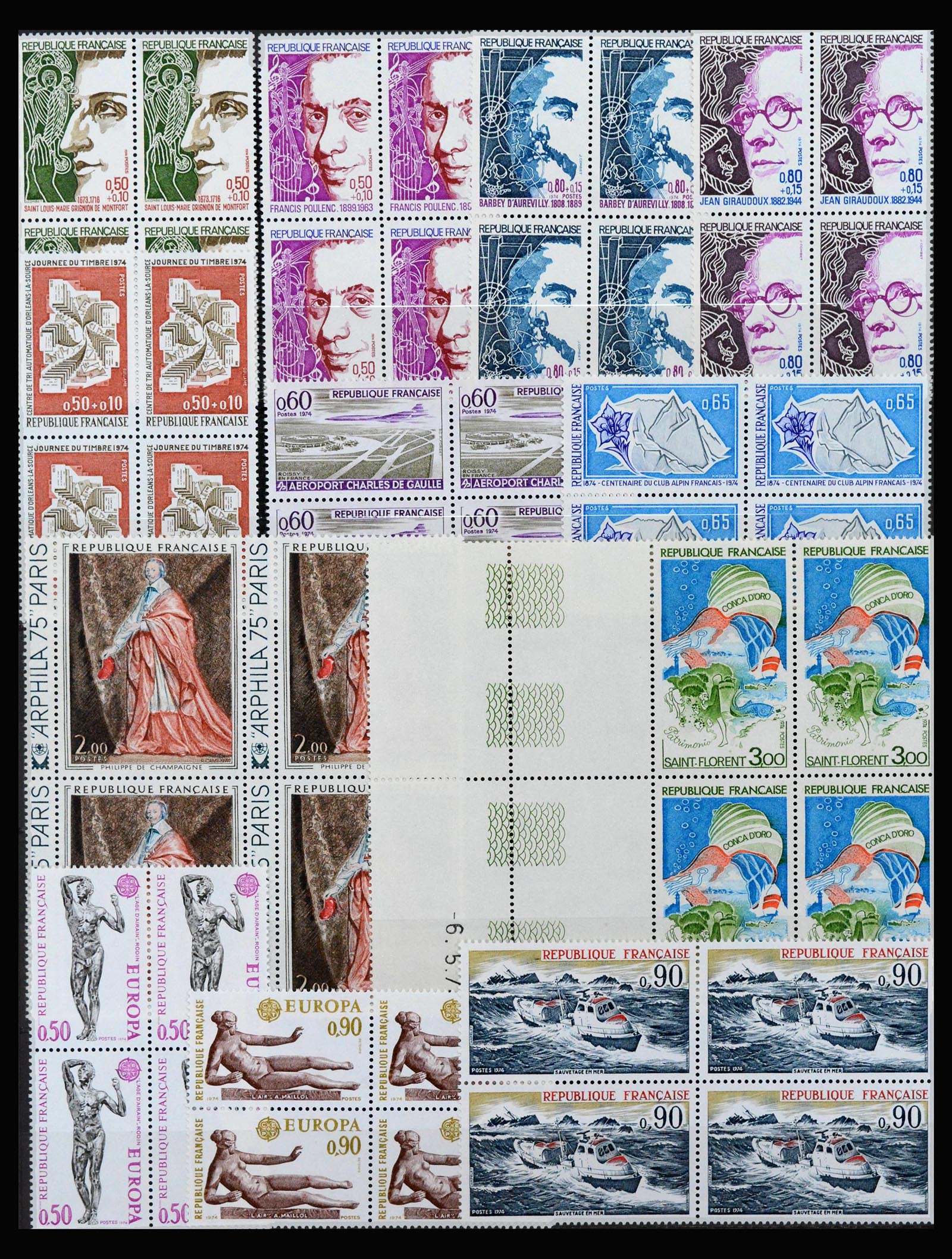 39125 0016 - Stamp collection 39125 France 1849-2021.