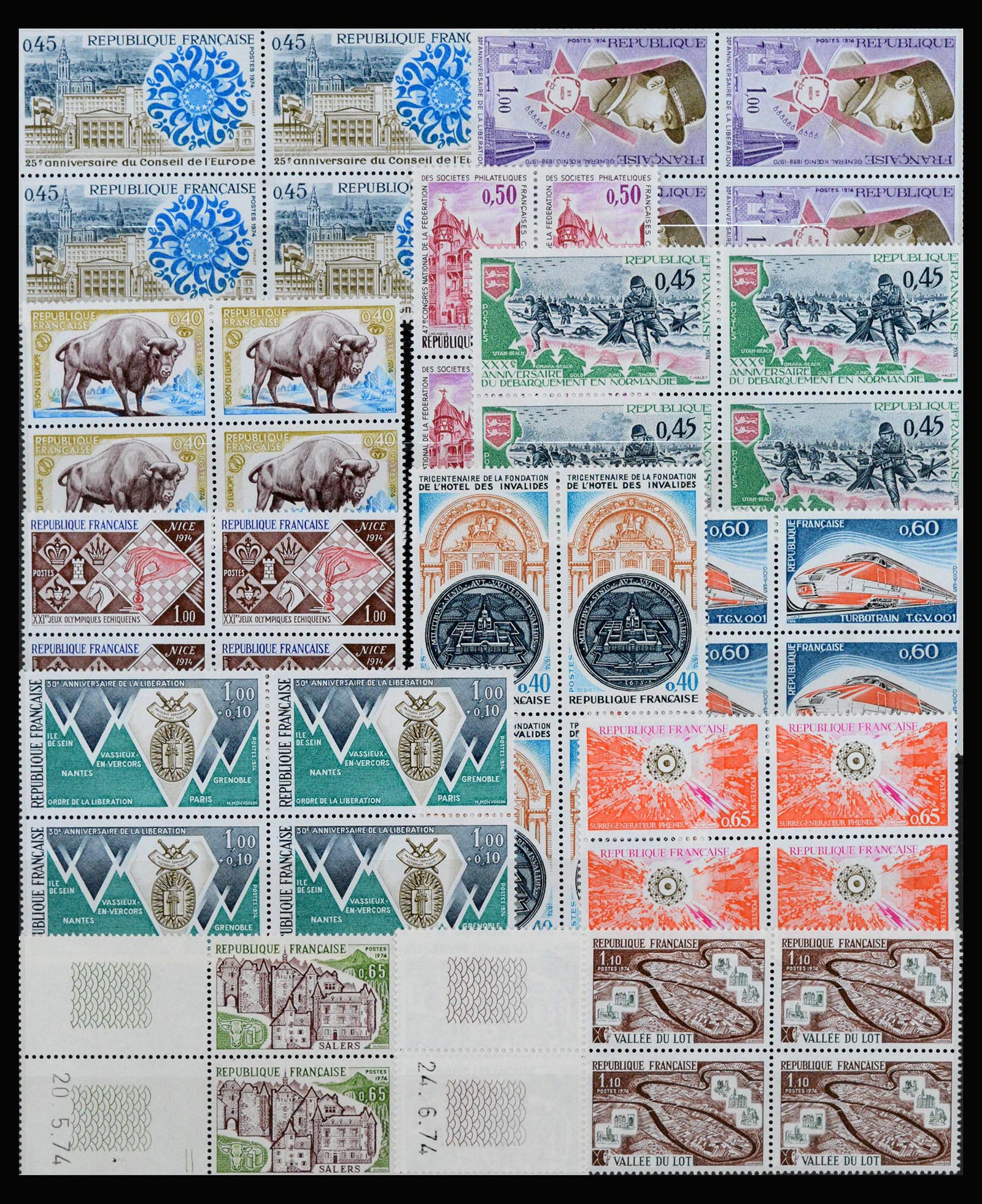 39125 0017 - Stamp collection 39125 France 1849-2021.