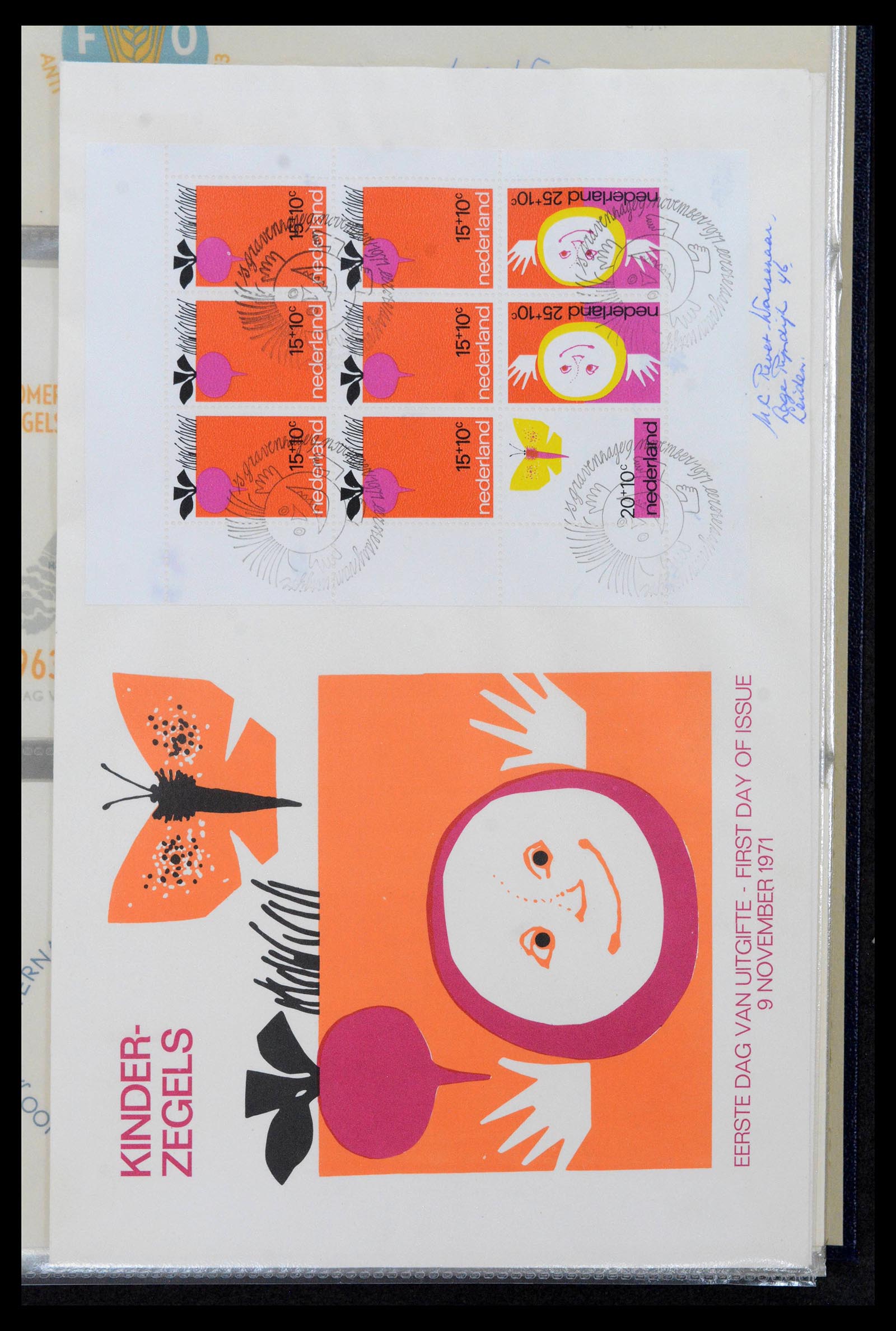 39132 0007 - Postzegelverzameling 39132 Nederland FDC's 1963-2017.