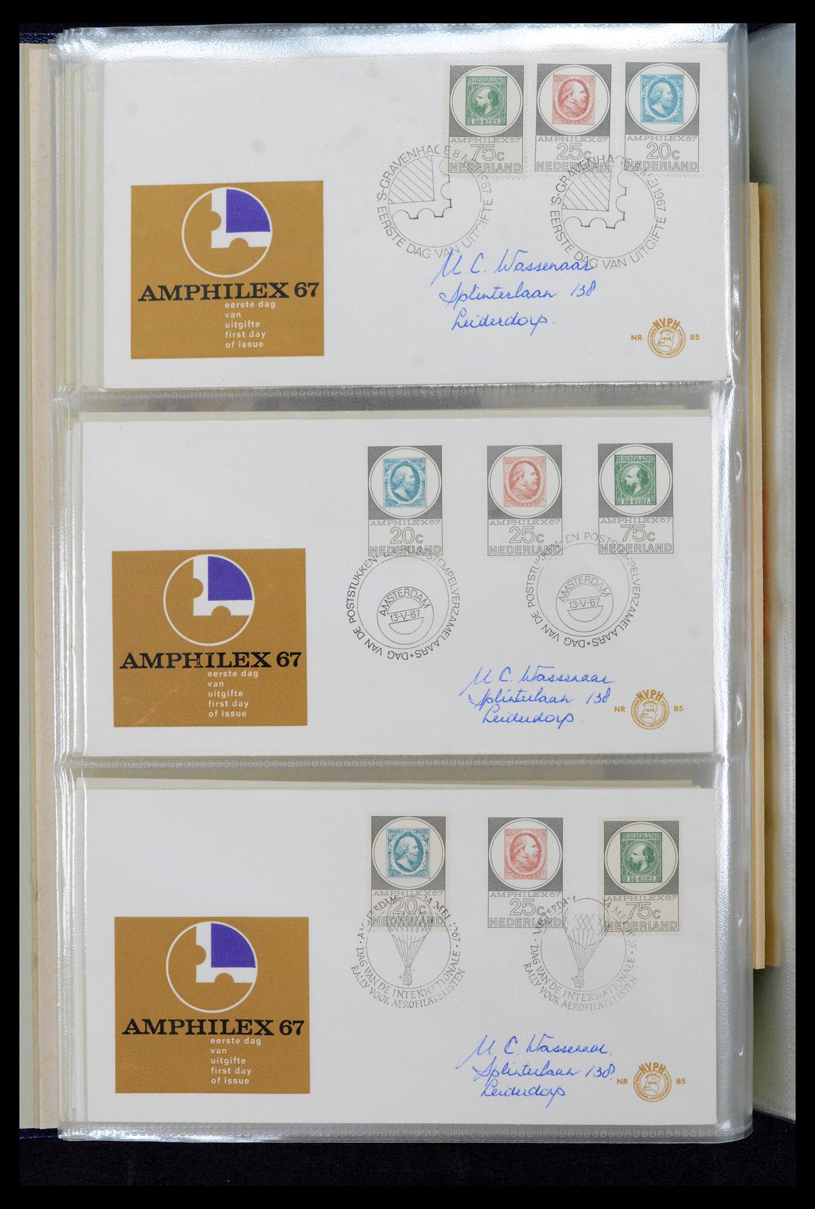39132 0020 - Postzegelverzameling 39132 Nederland FDC's 1963-2017.