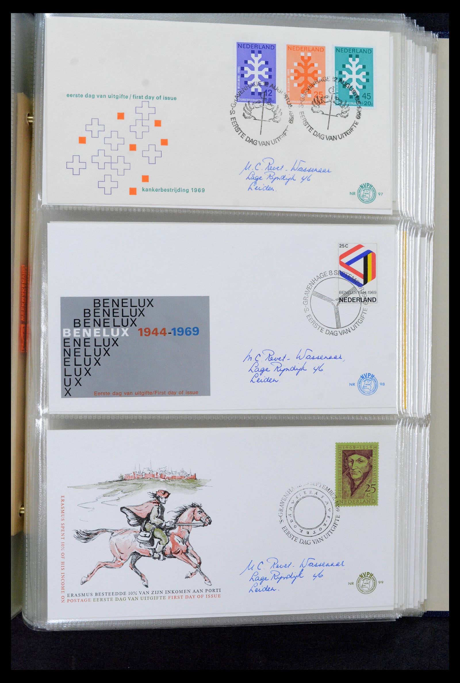 39132 0025 - Postzegelverzameling 39132 Nederland FDC's 1963-2017.