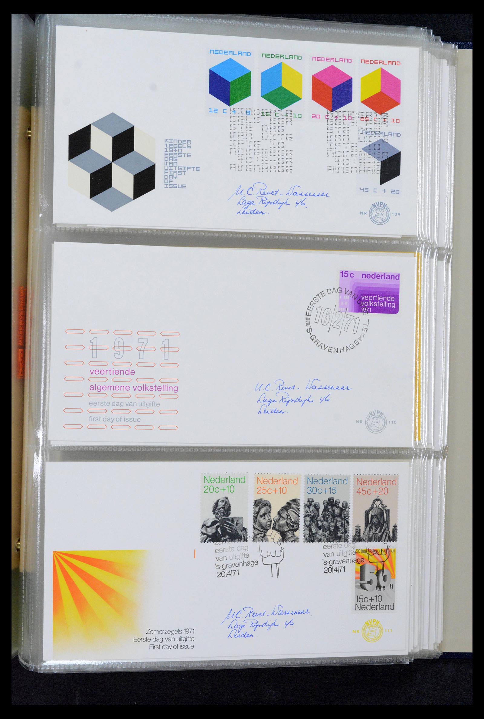39132 0029 - Postzegelverzameling 39132 Nederland FDC's 1963-2017.
