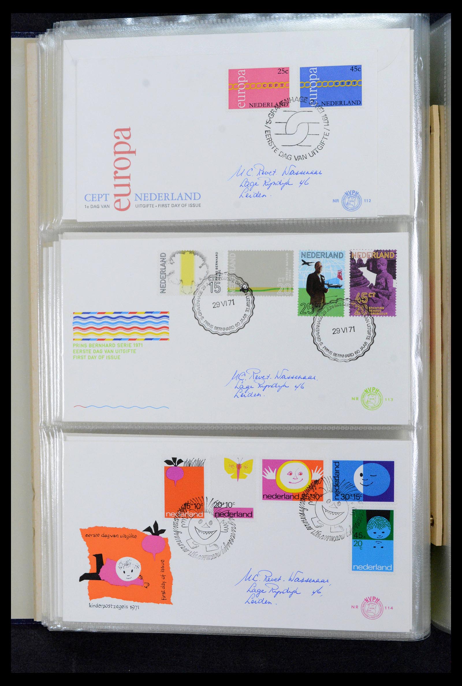 39132 0030 - Postzegelverzameling 39132 Nederland FDC's 1963-2017.