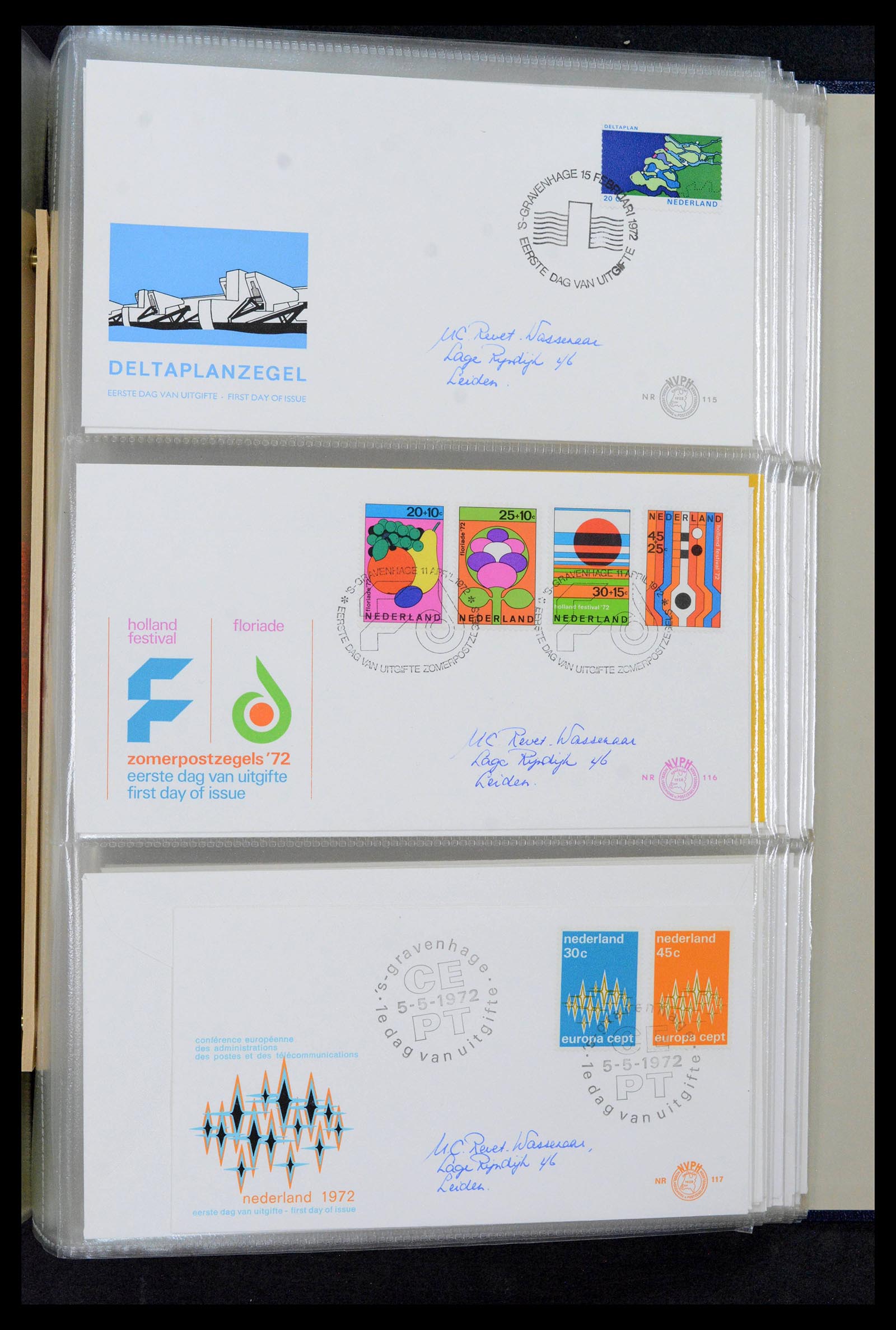 39132 0031 - Postzegelverzameling 39132 Nederland FDC's 1963-2017.