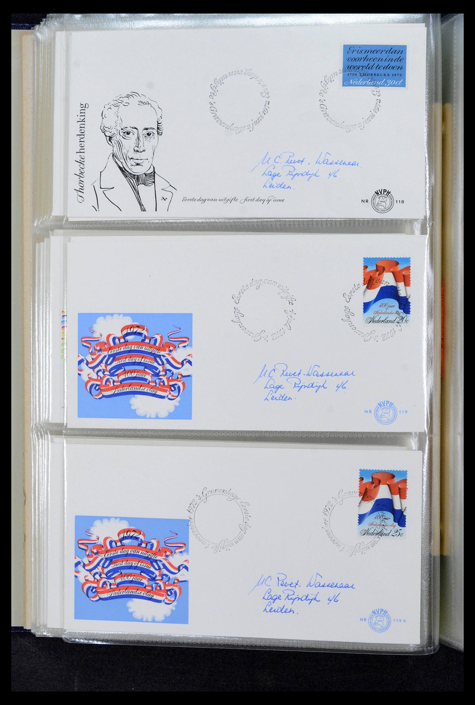 39132 0032 - Postzegelverzameling 39132 Nederland FDC's 1963-2017.