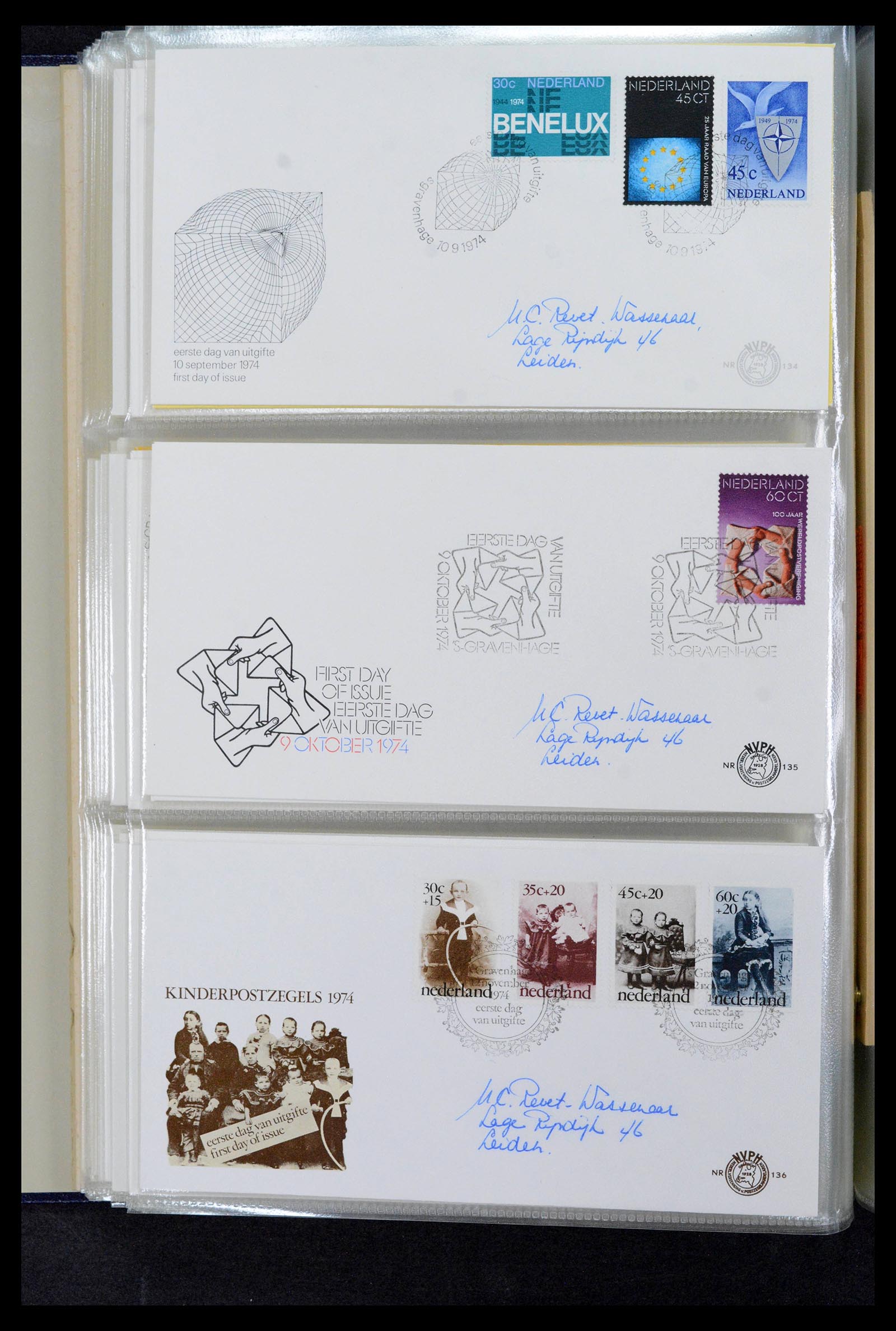 39132 0038 - Postzegelverzameling 39132 Nederland FDC's 1963-2017.