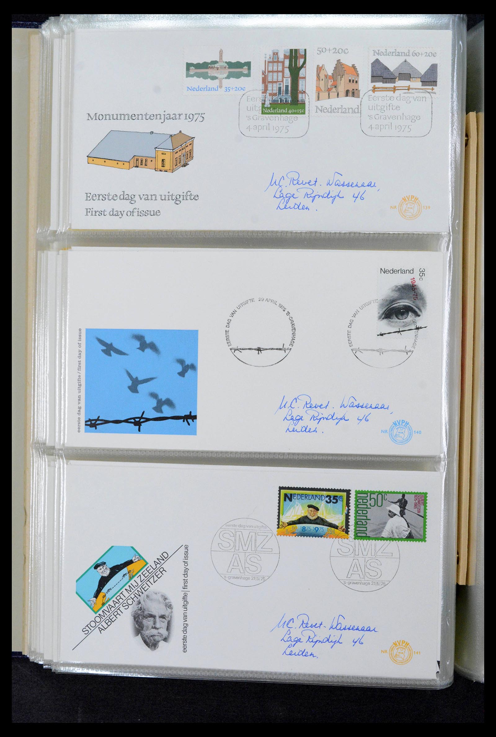 39132 0040 - Postzegelverzameling 39132 Nederland FDC's 1963-2017.