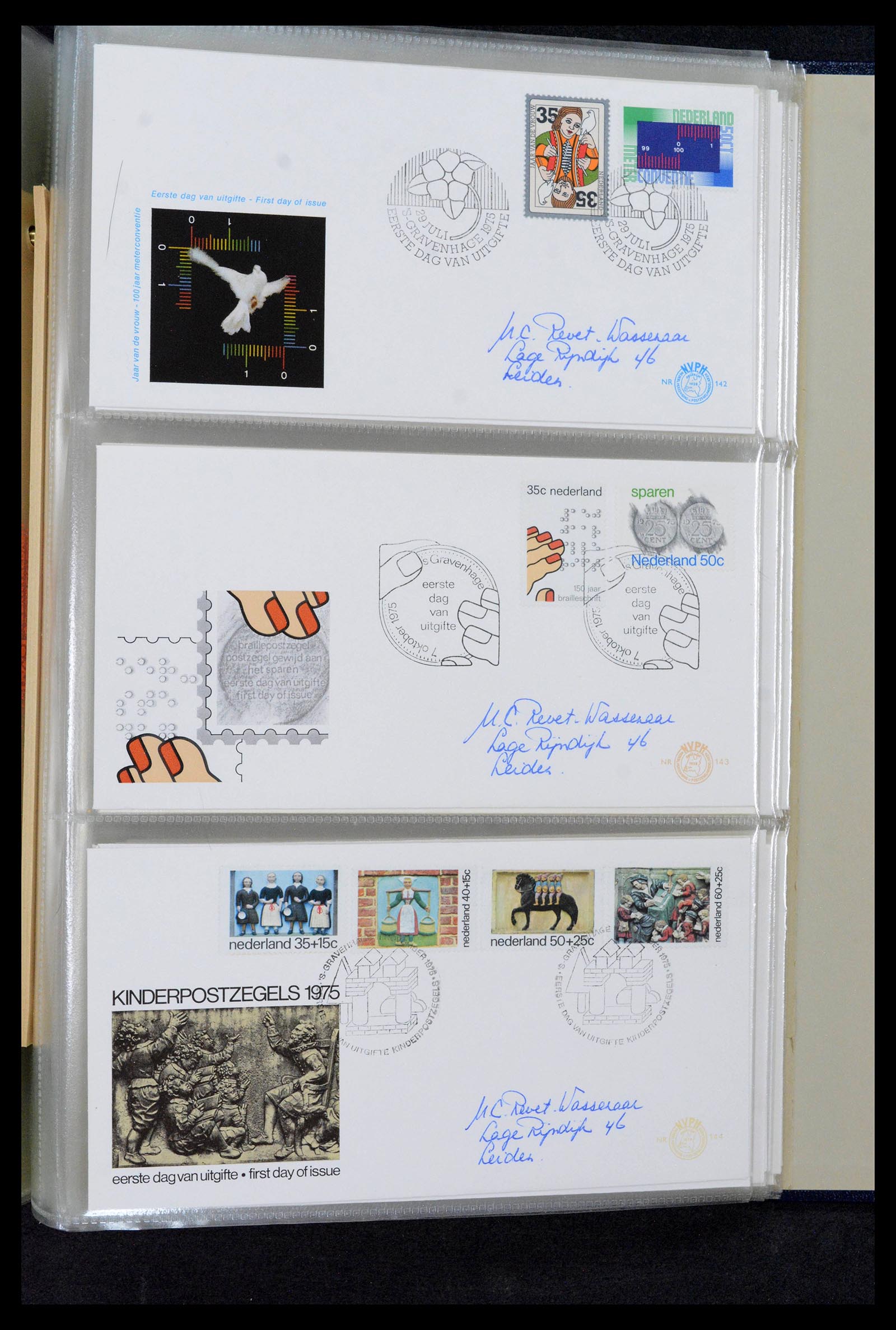 39132 0041 - Postzegelverzameling 39132 Nederland FDC's 1963-2017.