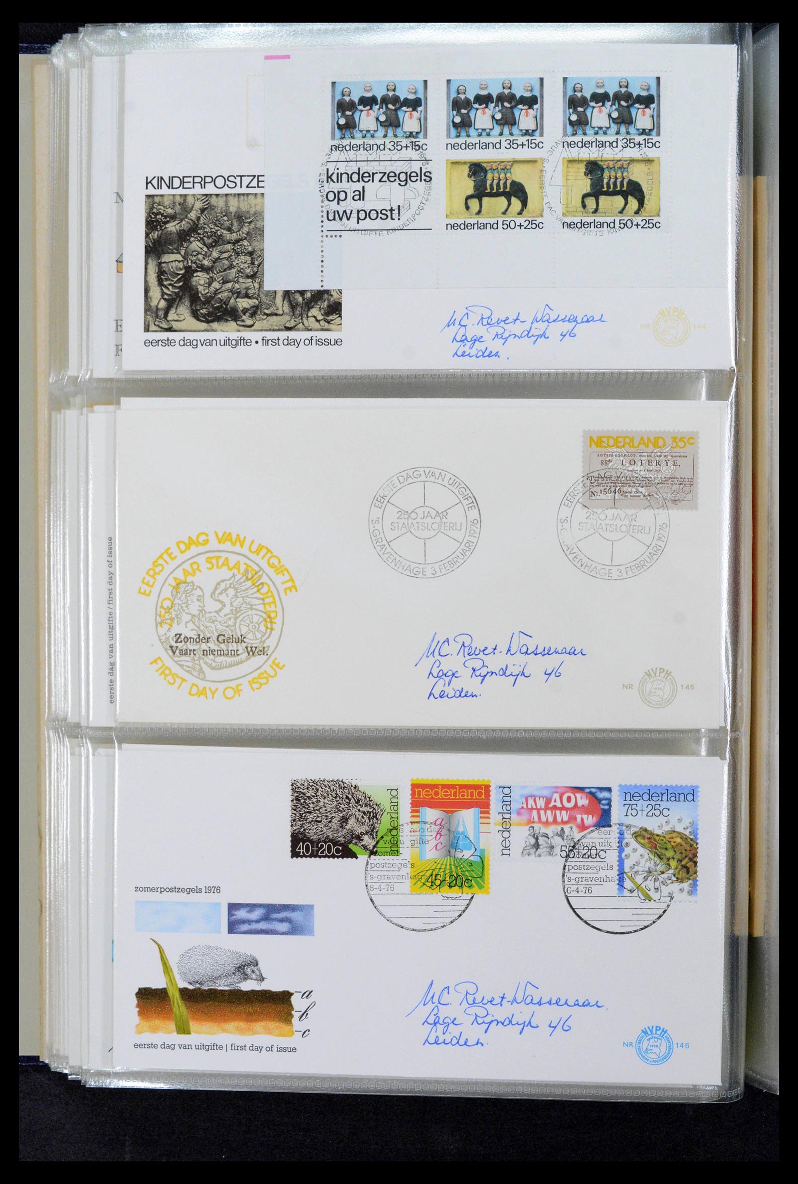 39132 0042 - Postzegelverzameling 39132 Nederland FDC's 1963-2017.