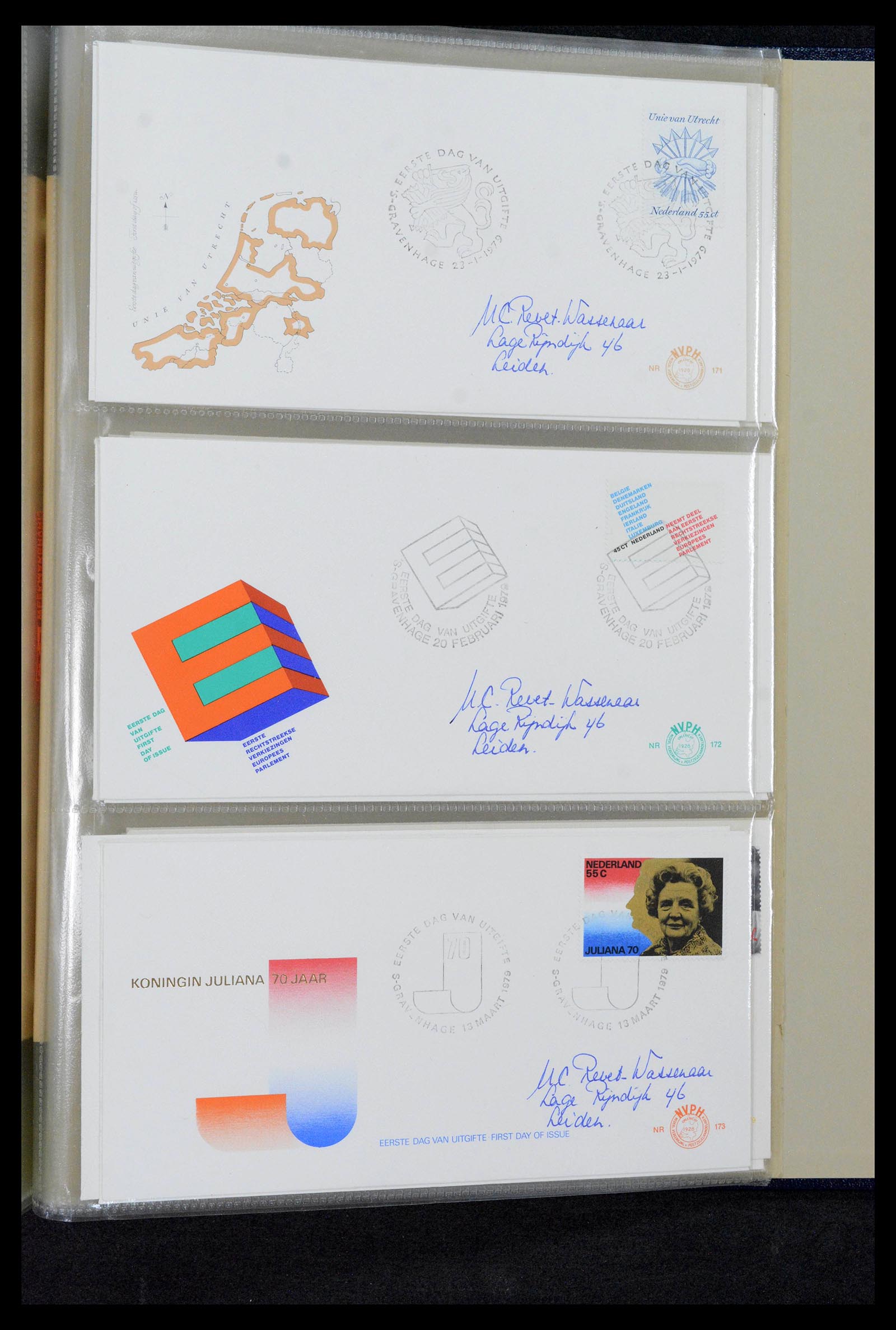 39132 0053 - Postzegelverzameling 39132 Nederland FDC's 1963-2017.
