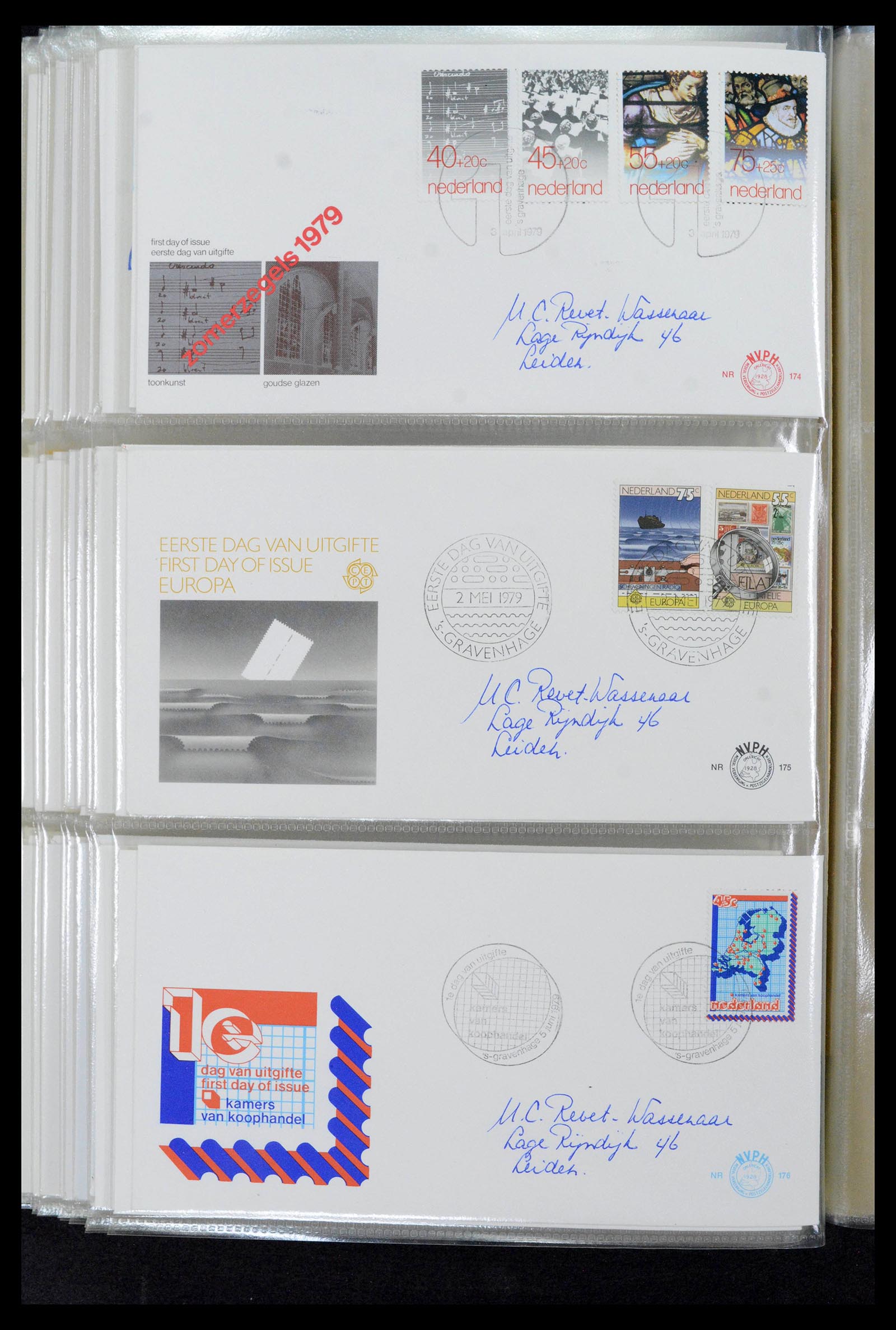 39132 0054 - Postzegelverzameling 39132 Nederland FDC's 1963-2017.