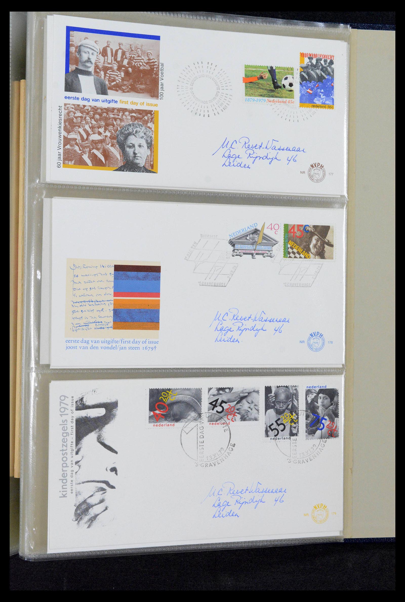 39132 0055 - Postzegelverzameling 39132 Nederland FDC's 1963-2017.