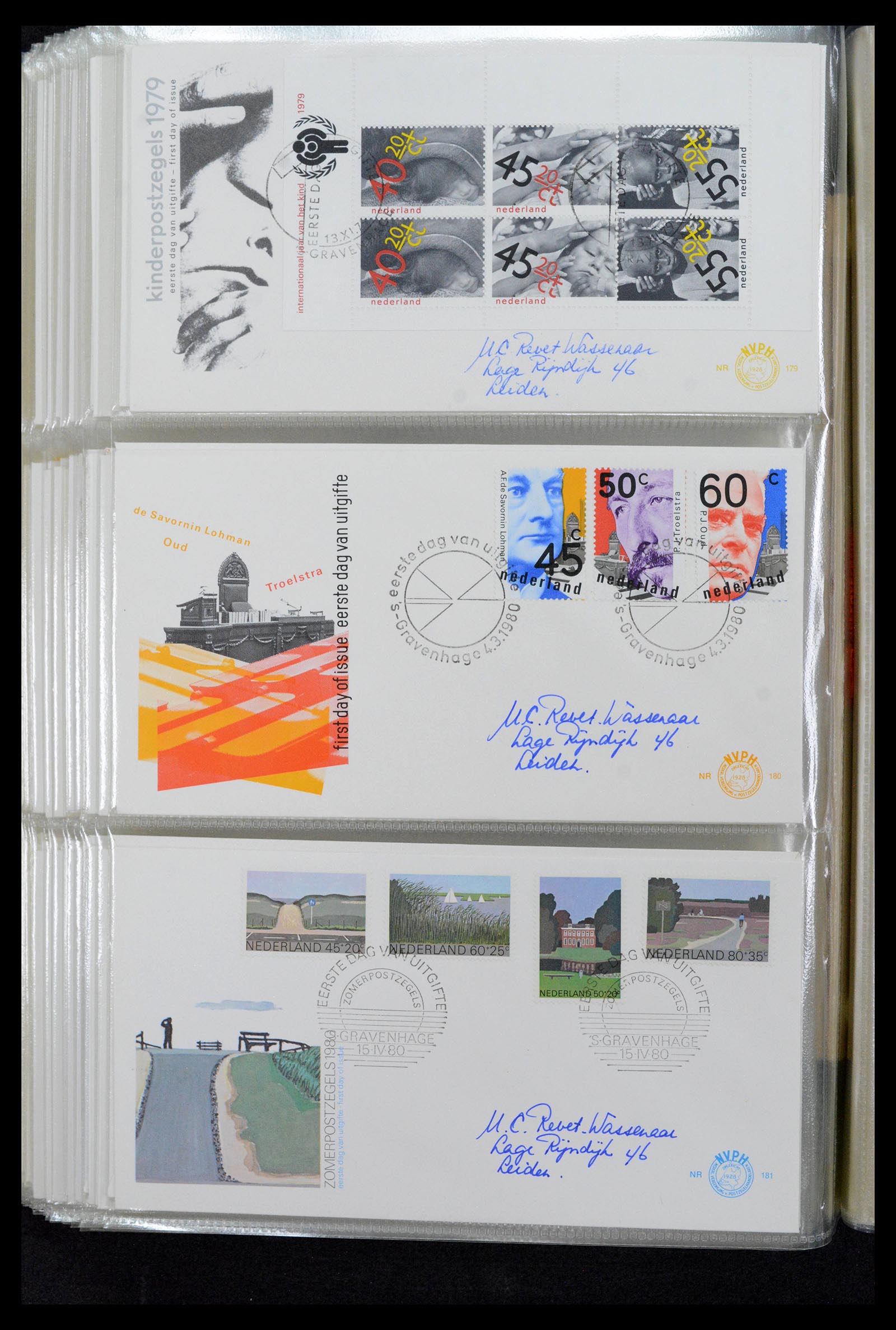39132 0056 - Postzegelverzameling 39132 Nederland FDC's 1963-2017.