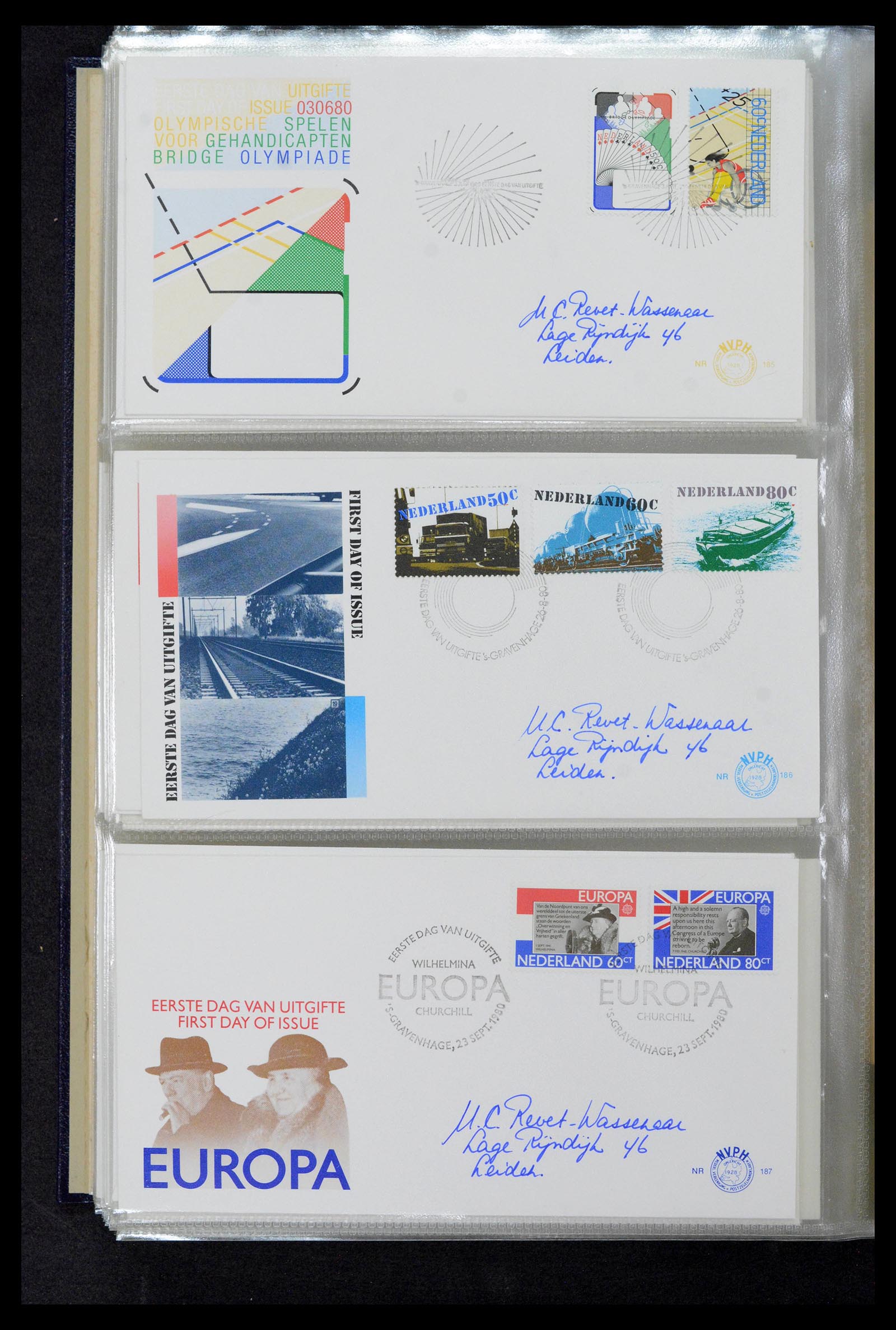 39132 0058 - Postzegelverzameling 39132 Nederland FDC's 1963-2017.