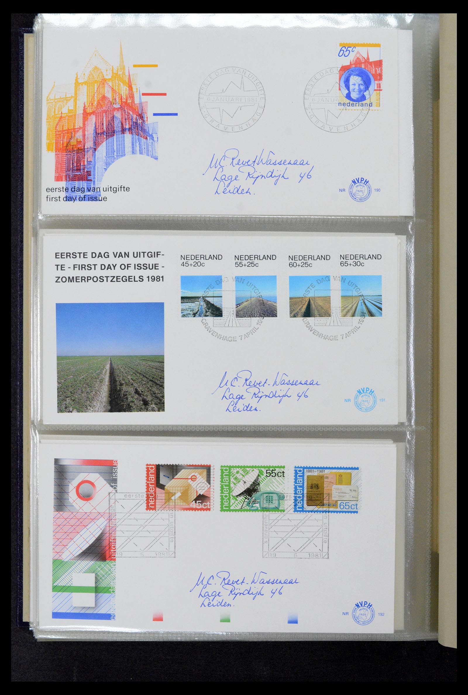 39132 0060 - Postzegelverzameling 39132 Nederland FDC's 1963-2017.