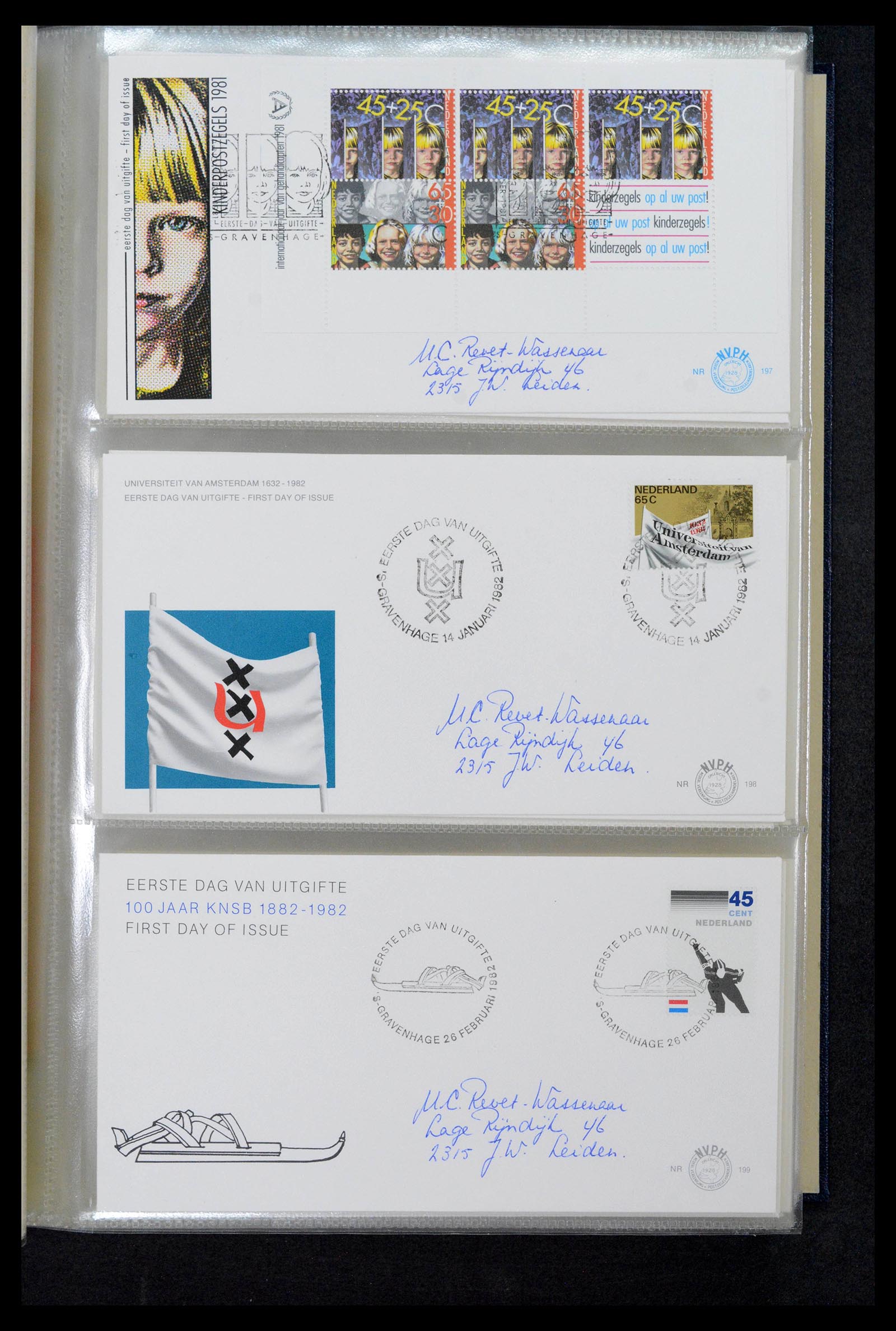 39132 0063 - Postzegelverzameling 39132 Nederland FDC's 1963-2017.