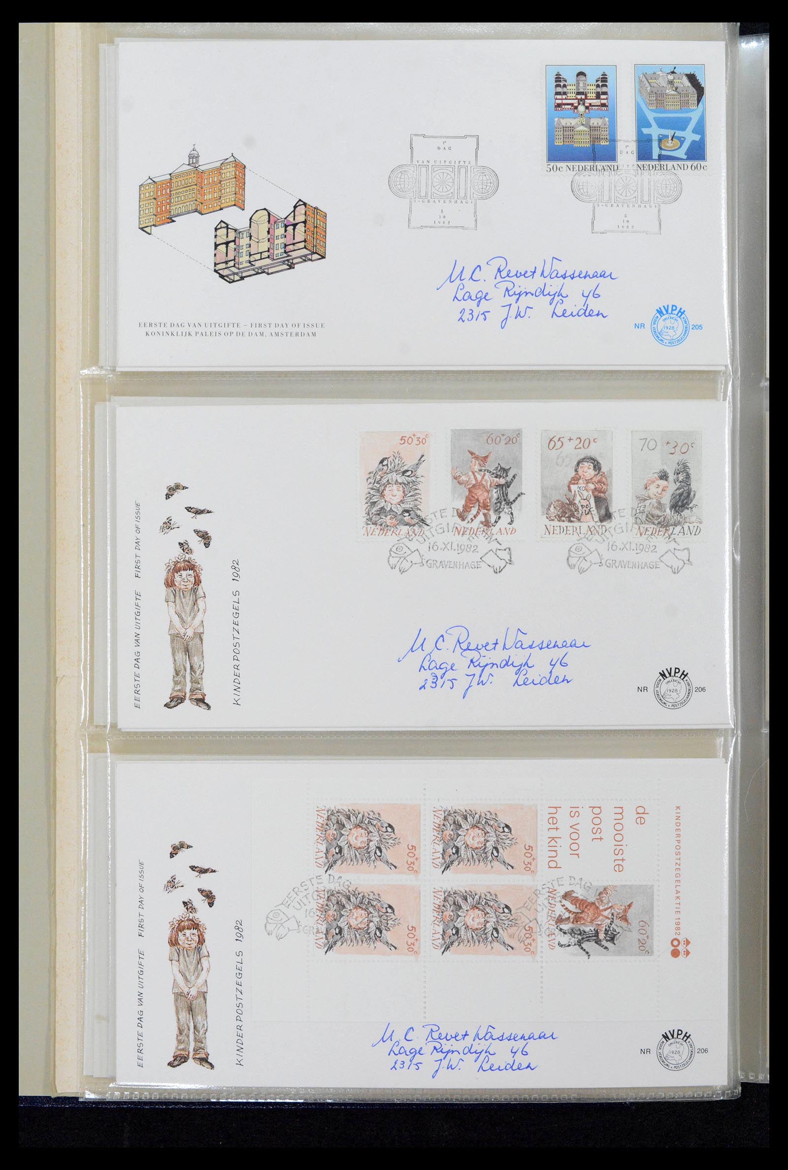 39132 0066 - Postzegelverzameling 39132 Nederland FDC's 1963-2017.