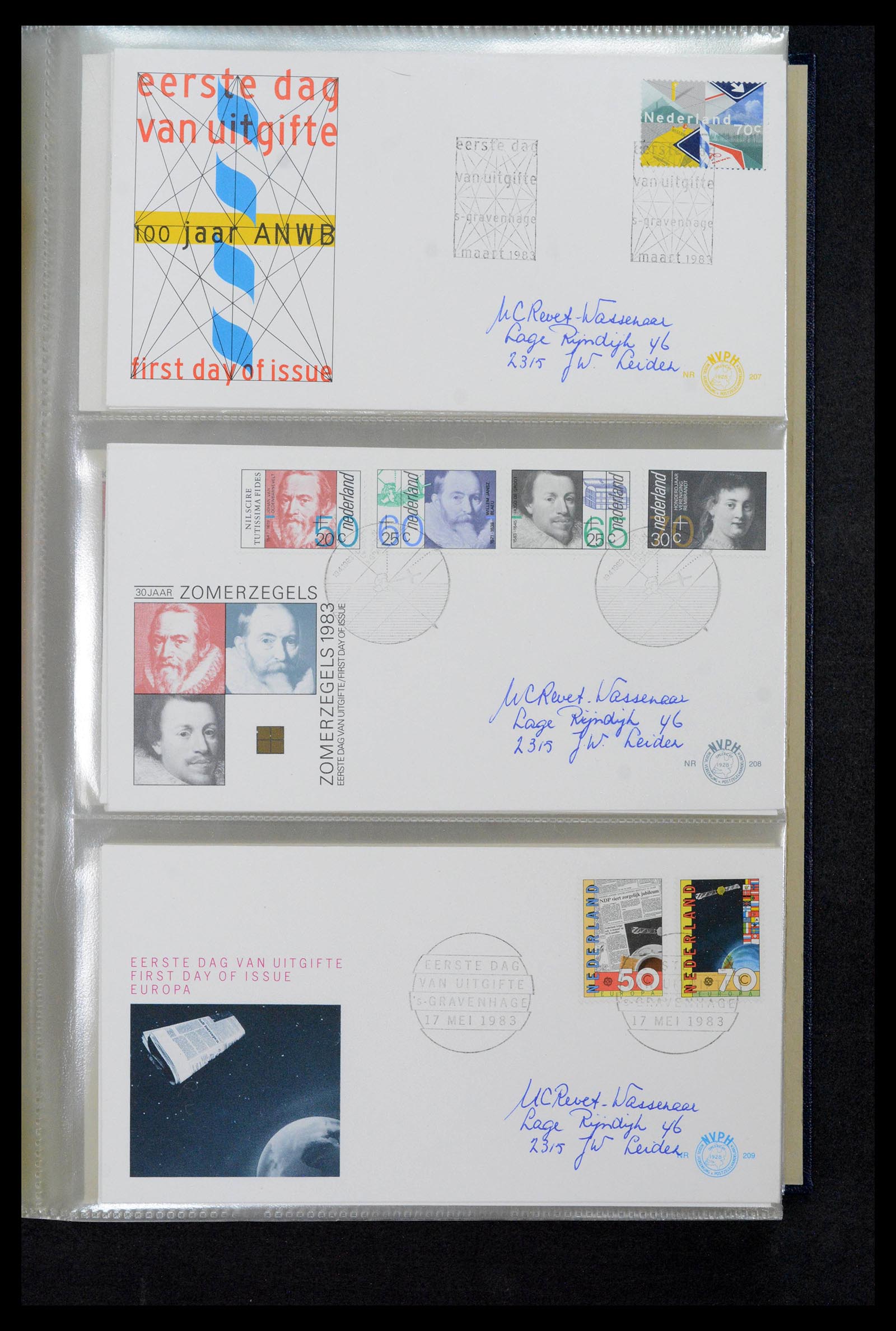 39132 0067 - Postzegelverzameling 39132 Nederland FDC's 1963-2017.