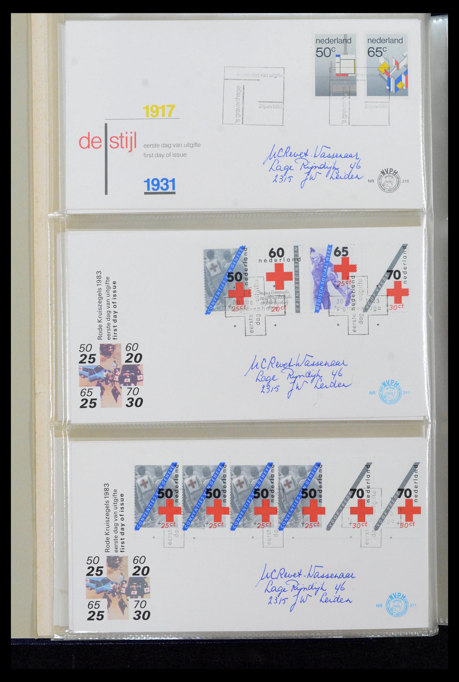 39132 0068 - Postzegelverzameling 39132 Nederland FDC's 1963-2017.