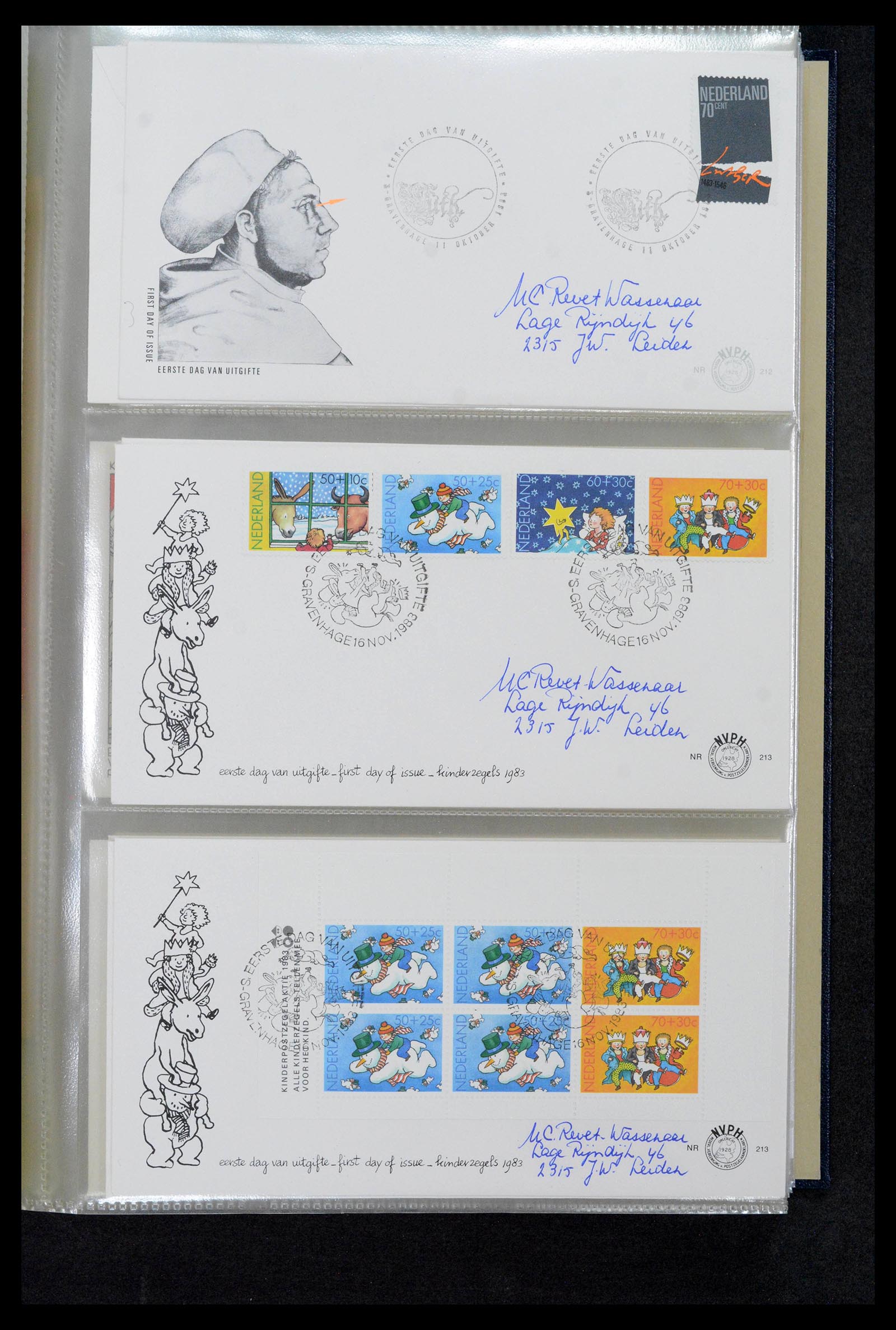 39132 0069 - Postzegelverzameling 39132 Nederland FDC's 1963-2017.