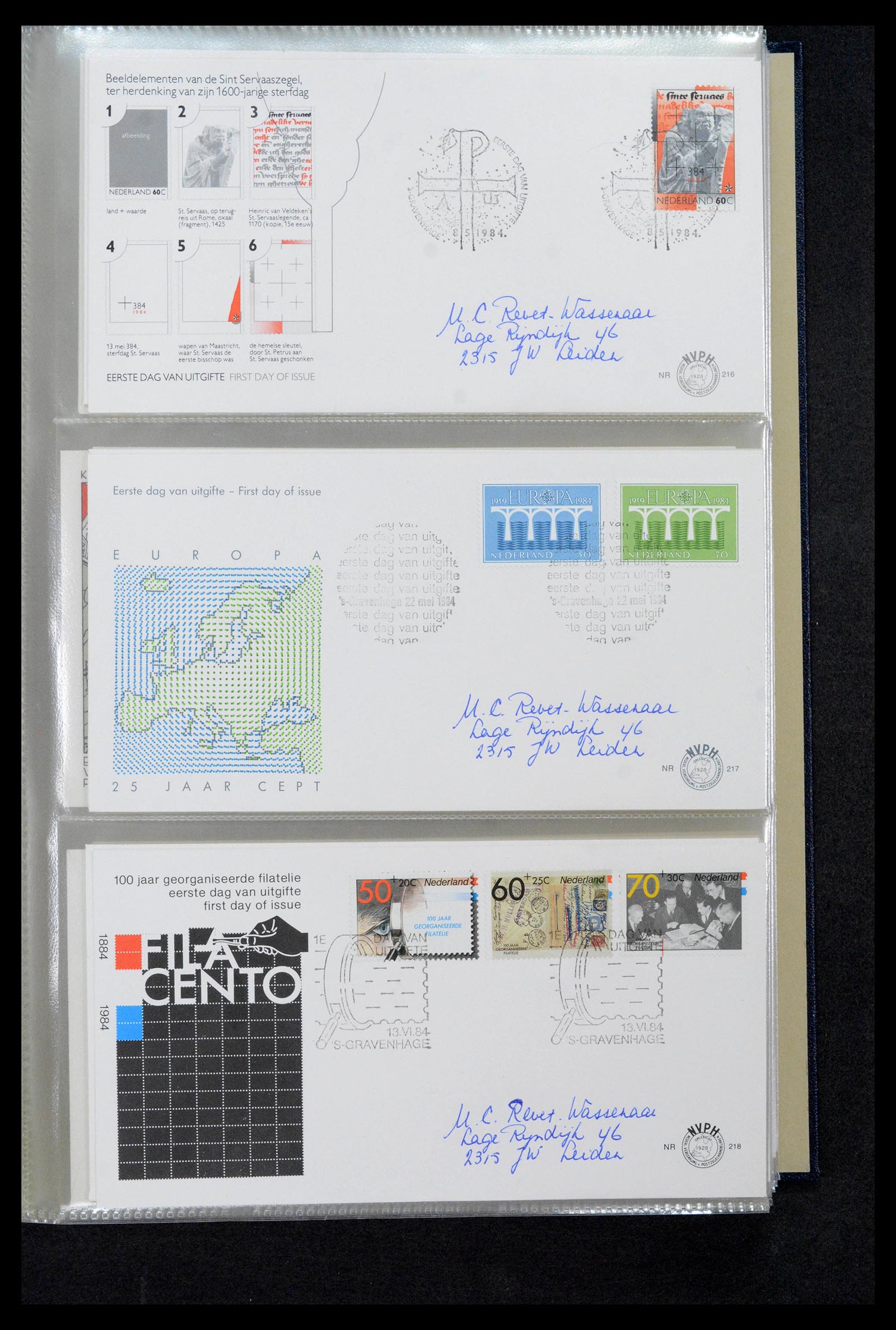 39132 0071 - Postzegelverzameling 39132 Nederland FDC's 1963-2017.