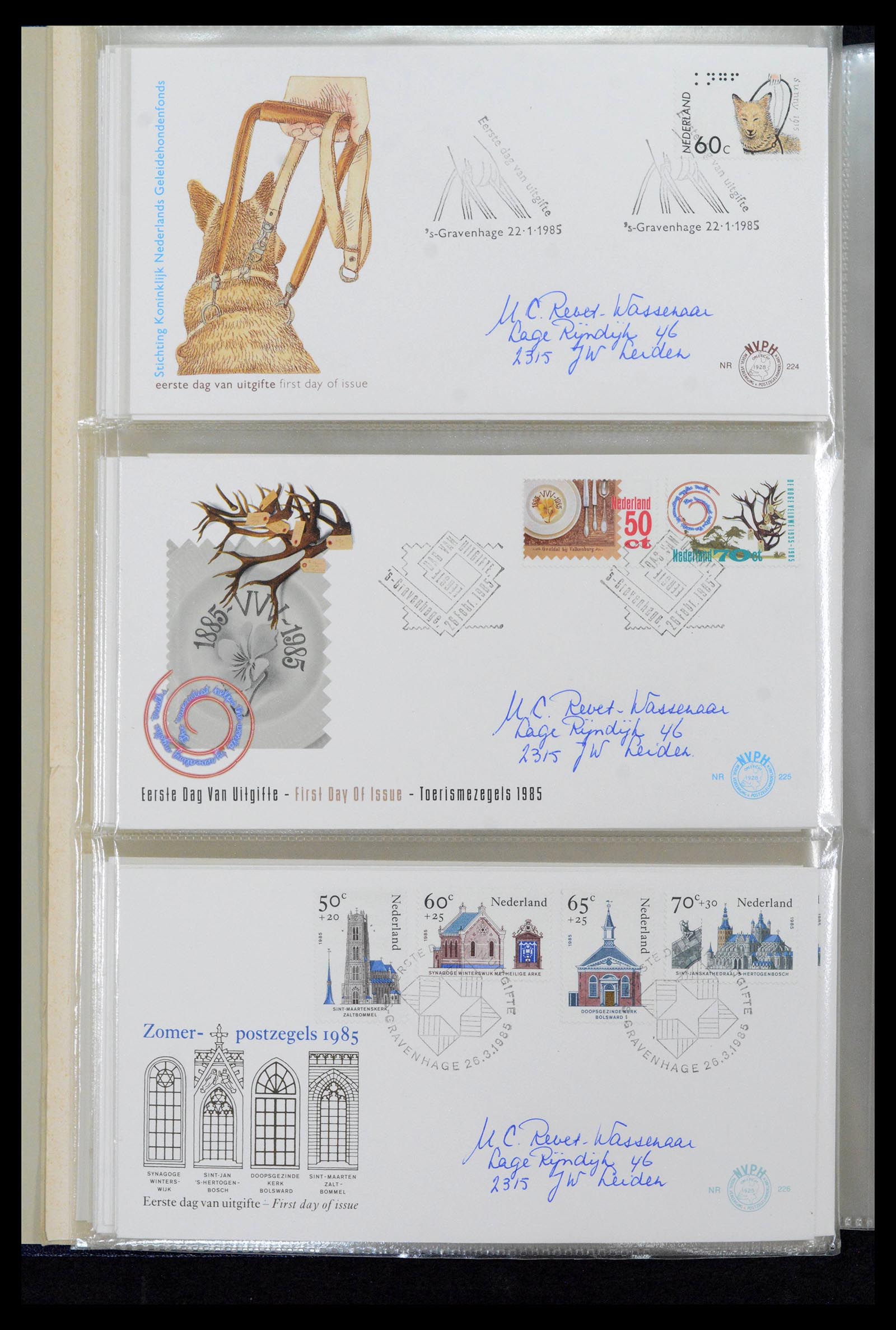 39132 0074 - Postzegelverzameling 39132 Nederland FDC's 1963-2017.