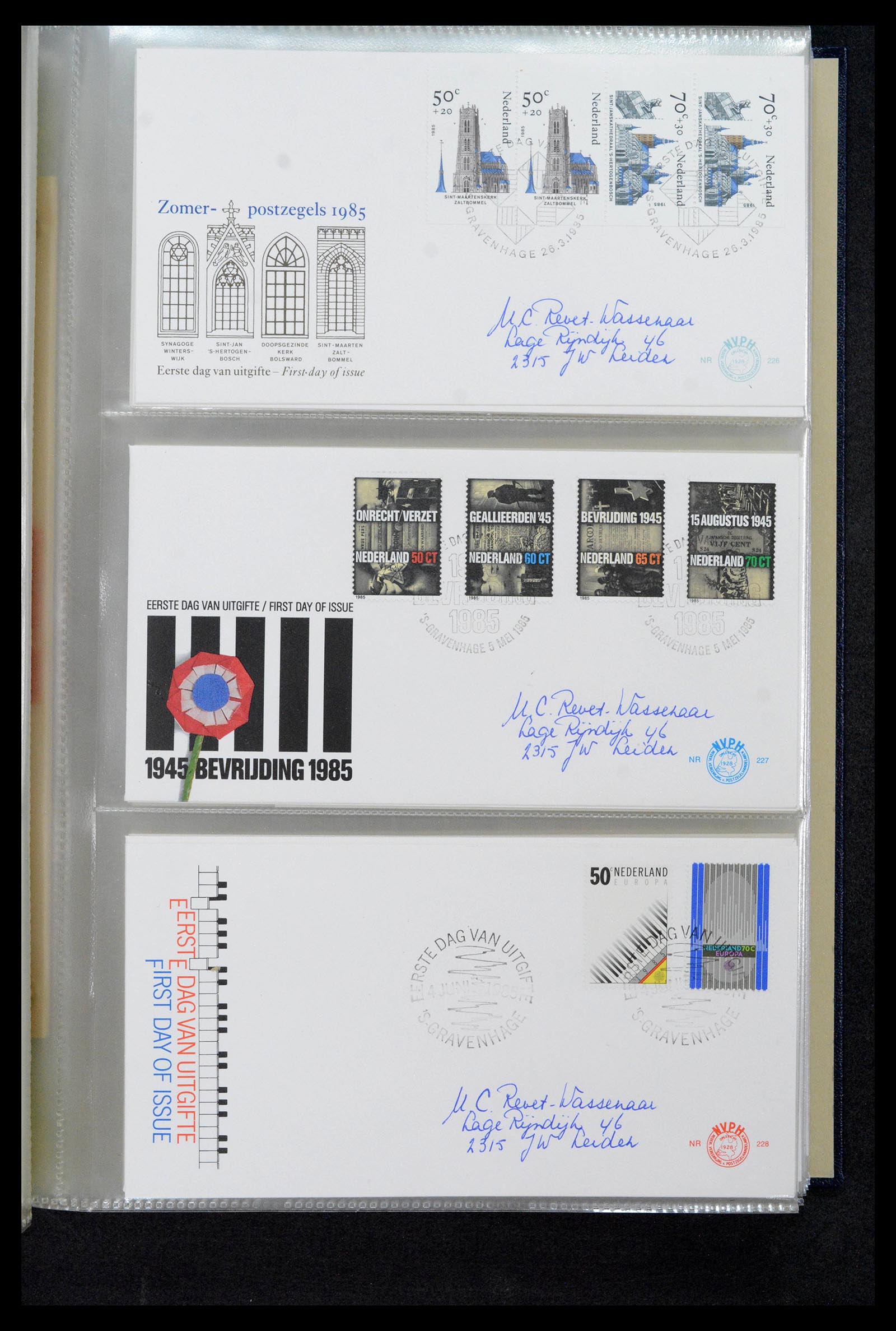 39132 0075 - Postzegelverzameling 39132 Nederland FDC's 1963-2017.